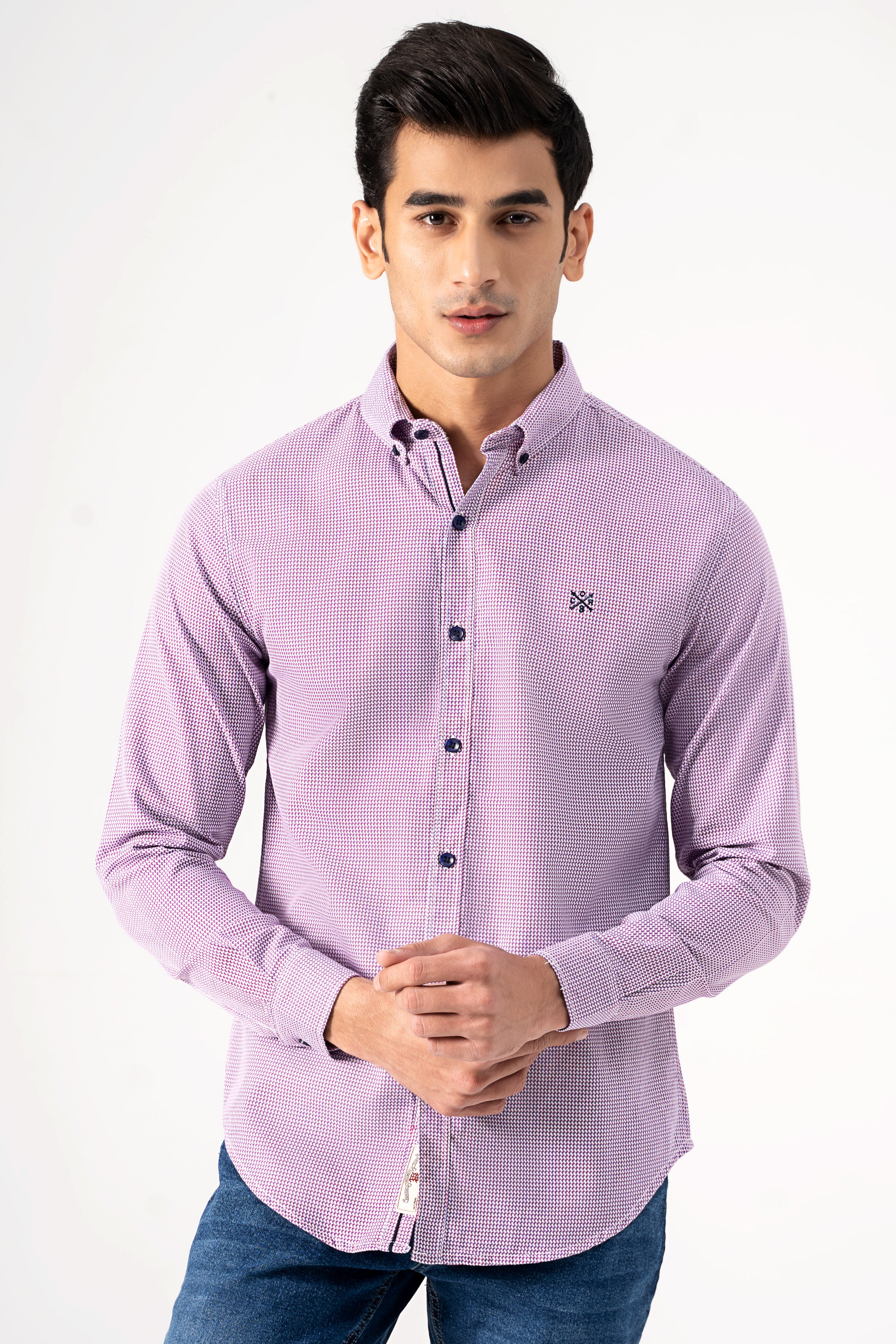 CASUAL SHIRT PURPLE