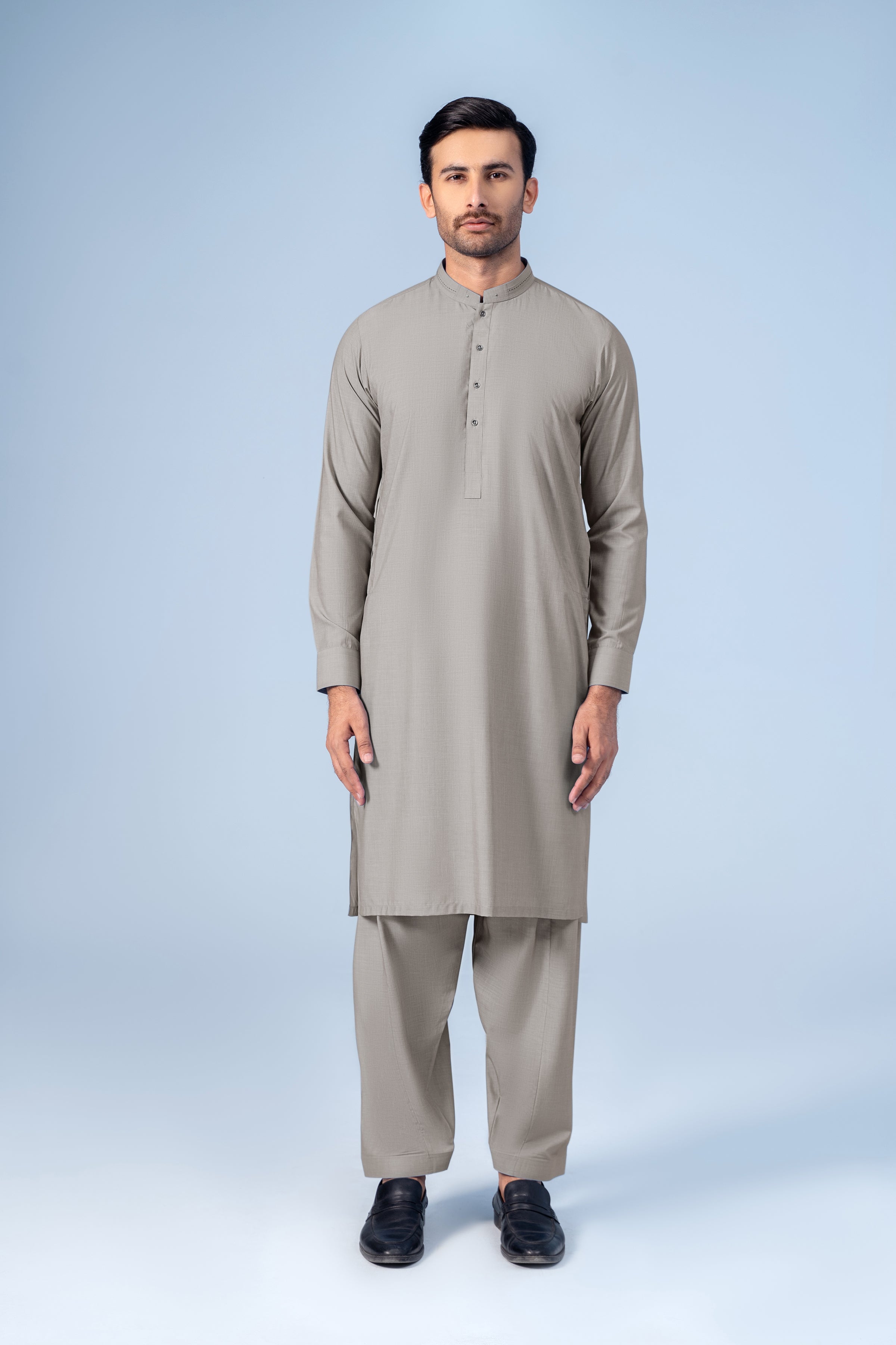 SHALWAR KAMEEZ DARK KHAKI
