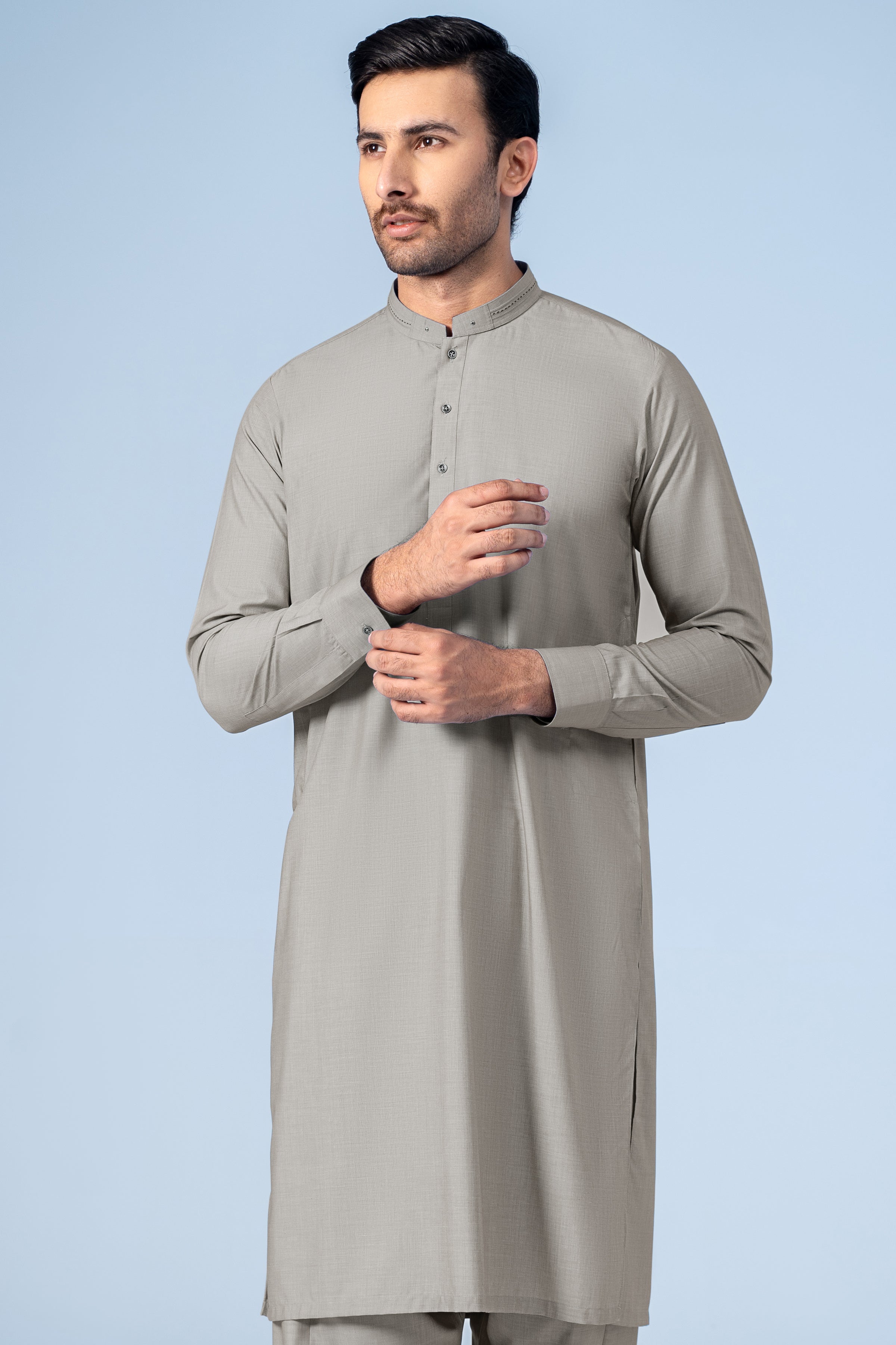 SHALWAR KAMEEZ DARK KHAKI