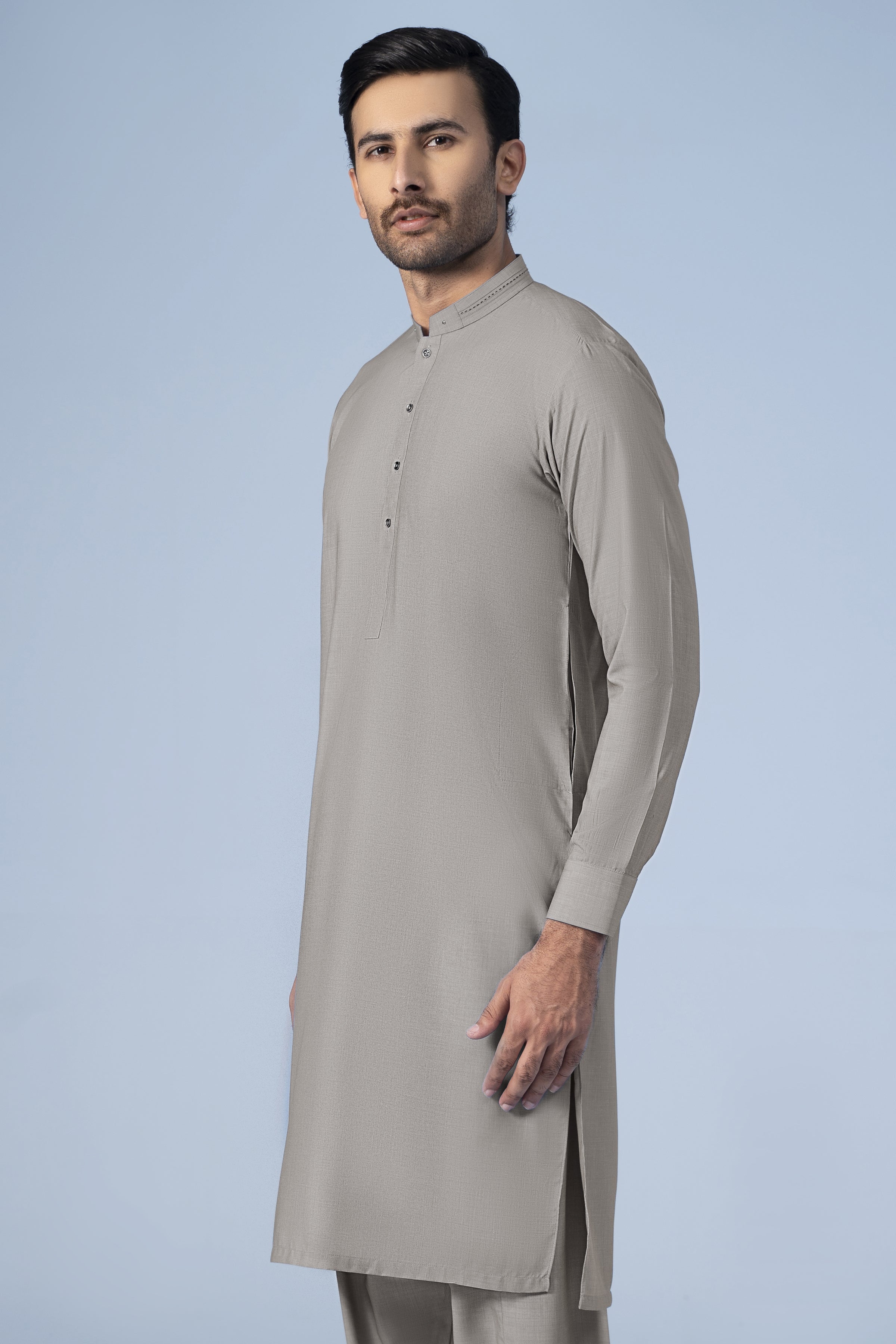 SHALWAR KAMEEZ DARK KHAKI