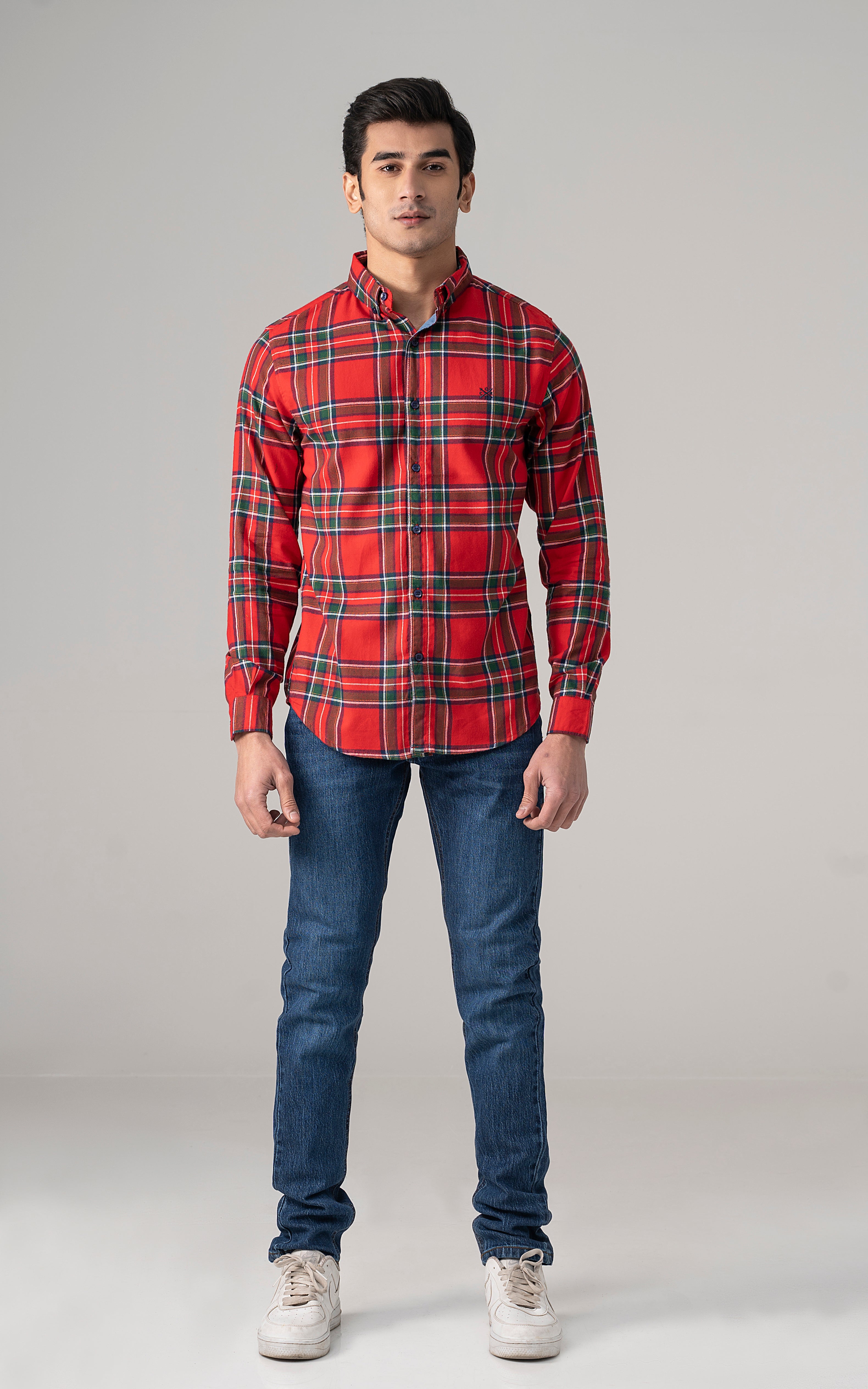 CASUAL SHIRT MAROON