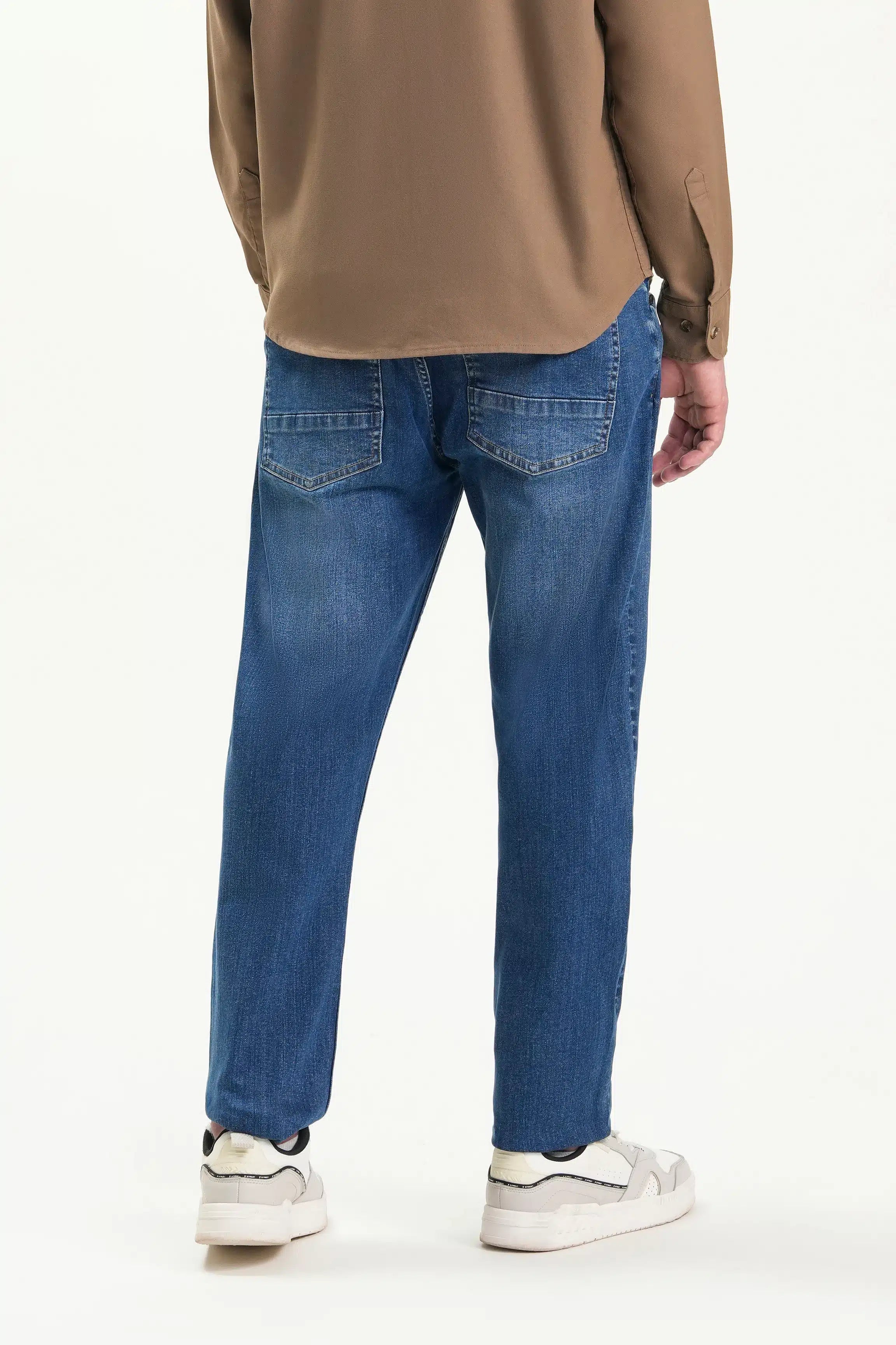 JEANS STRAIGHT FIT MID BLUE