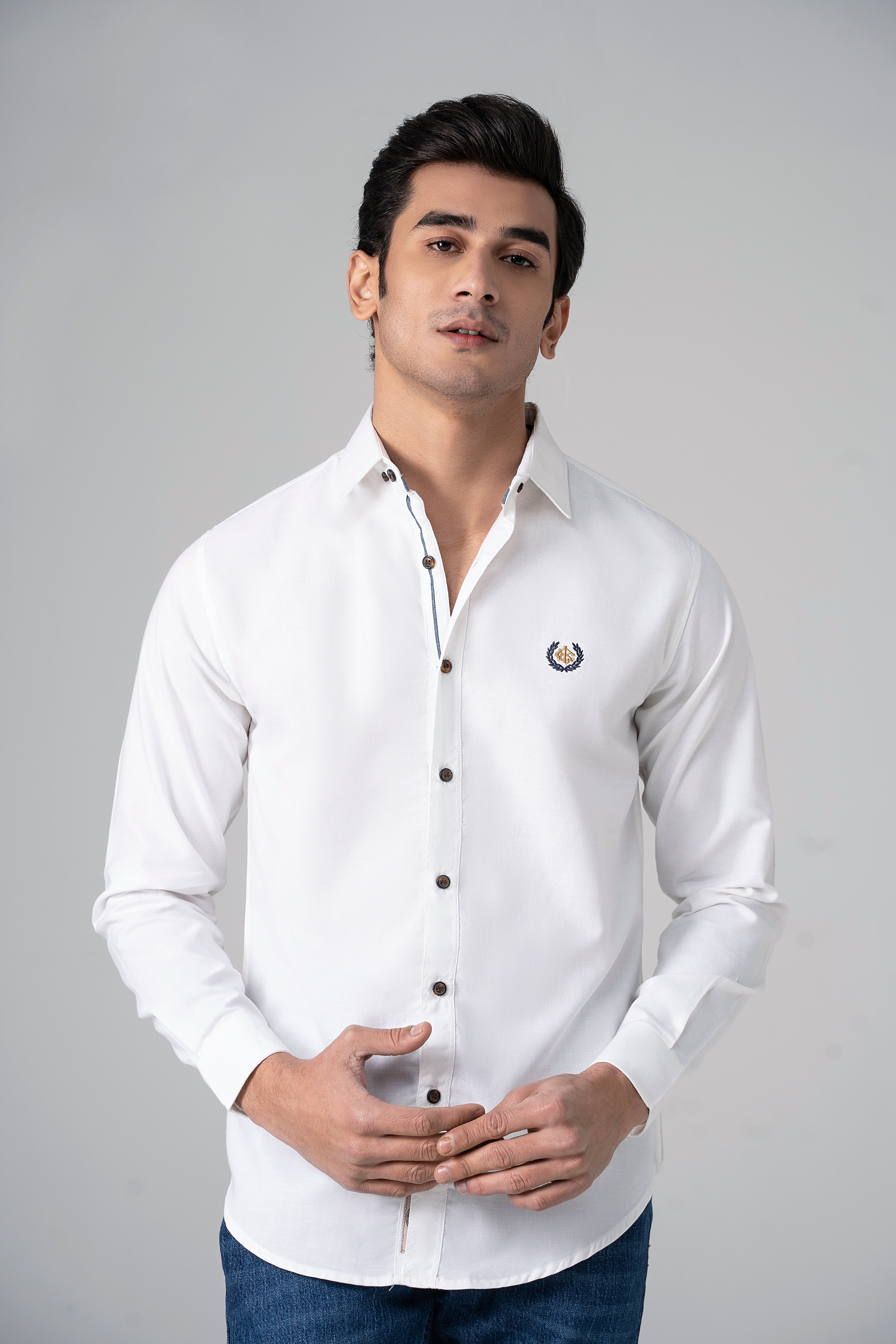 CASUAL SHIRT OFF WHITE
