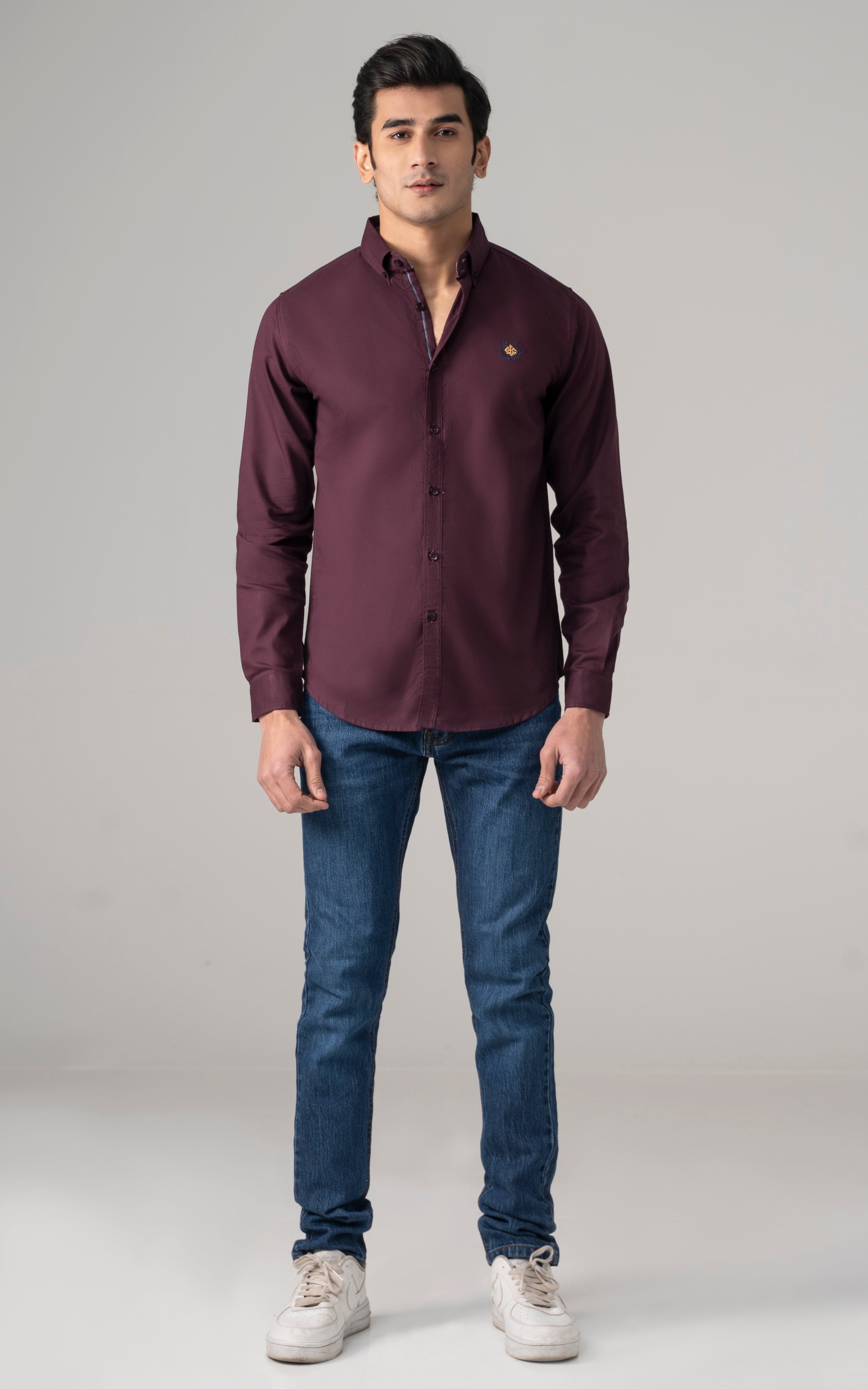 CASUAL SHIRT MAROON