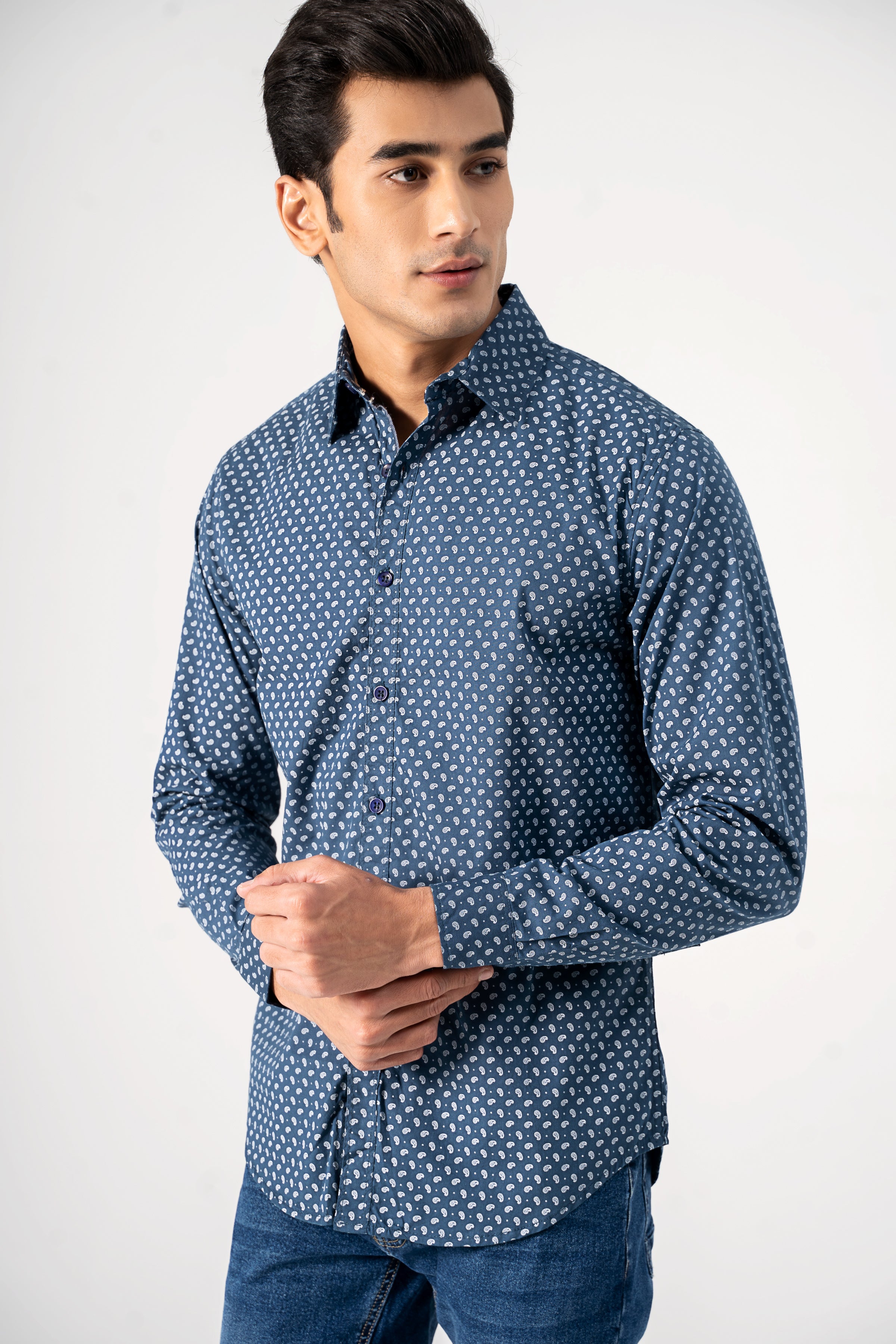 CASUAL SHIRT BLUE