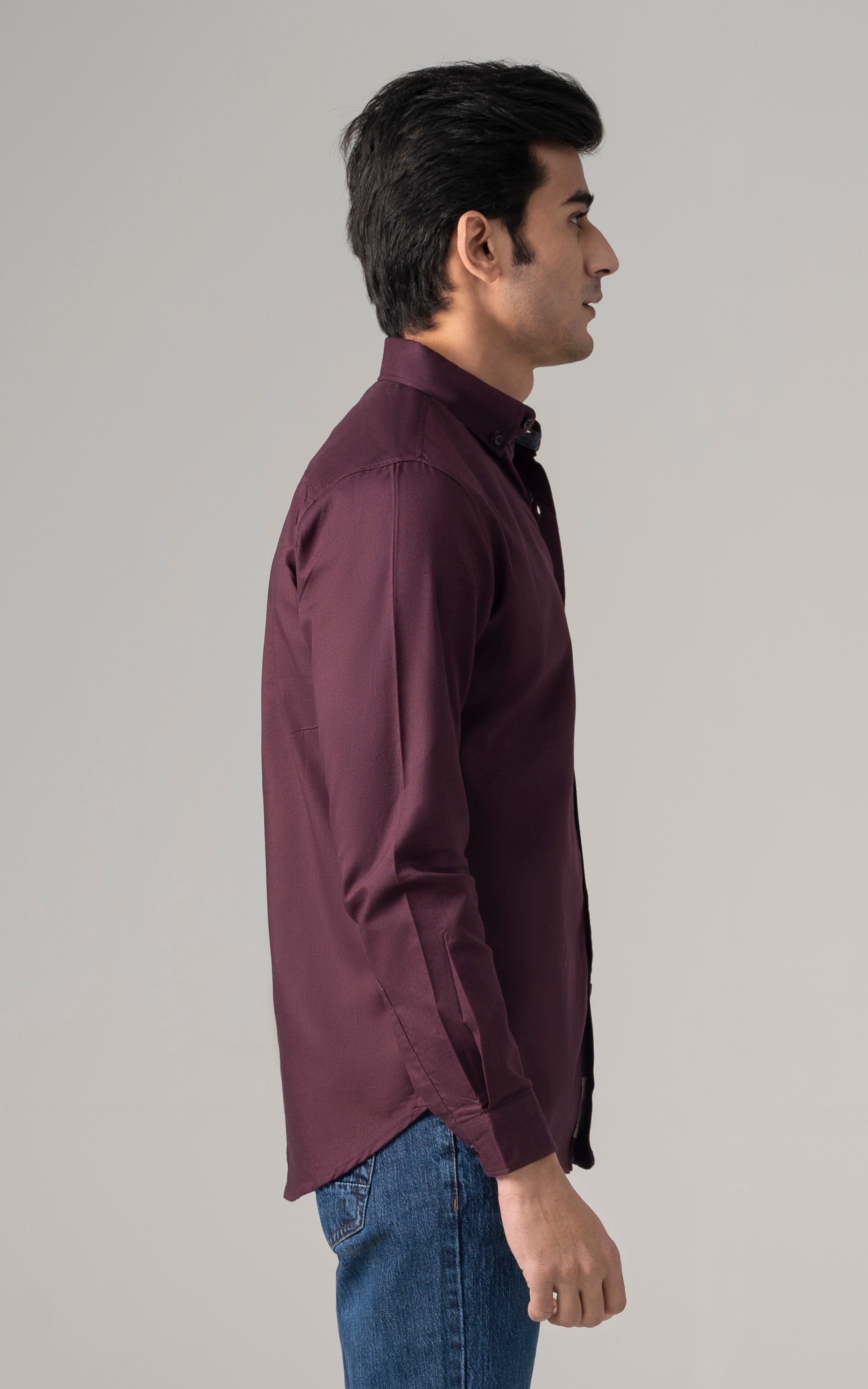 CASUAL SHIRT MAROON