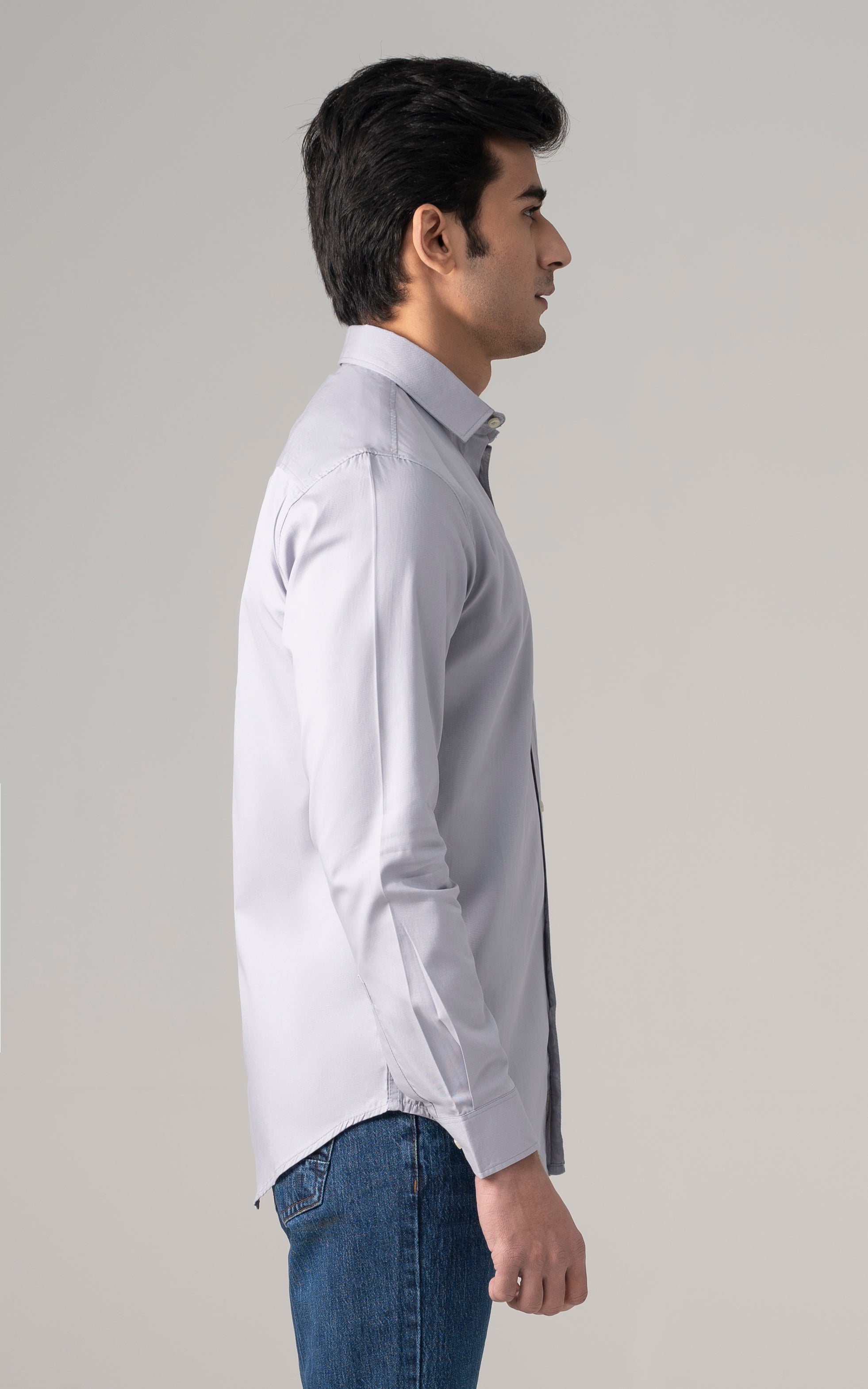 CASUAL SHIRT ASH GREY