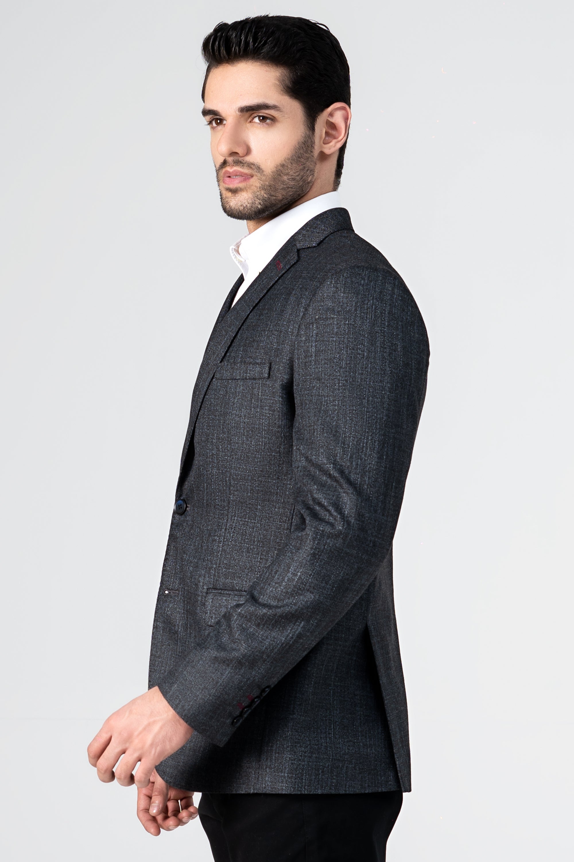 CASUAL COAT DARK GREY