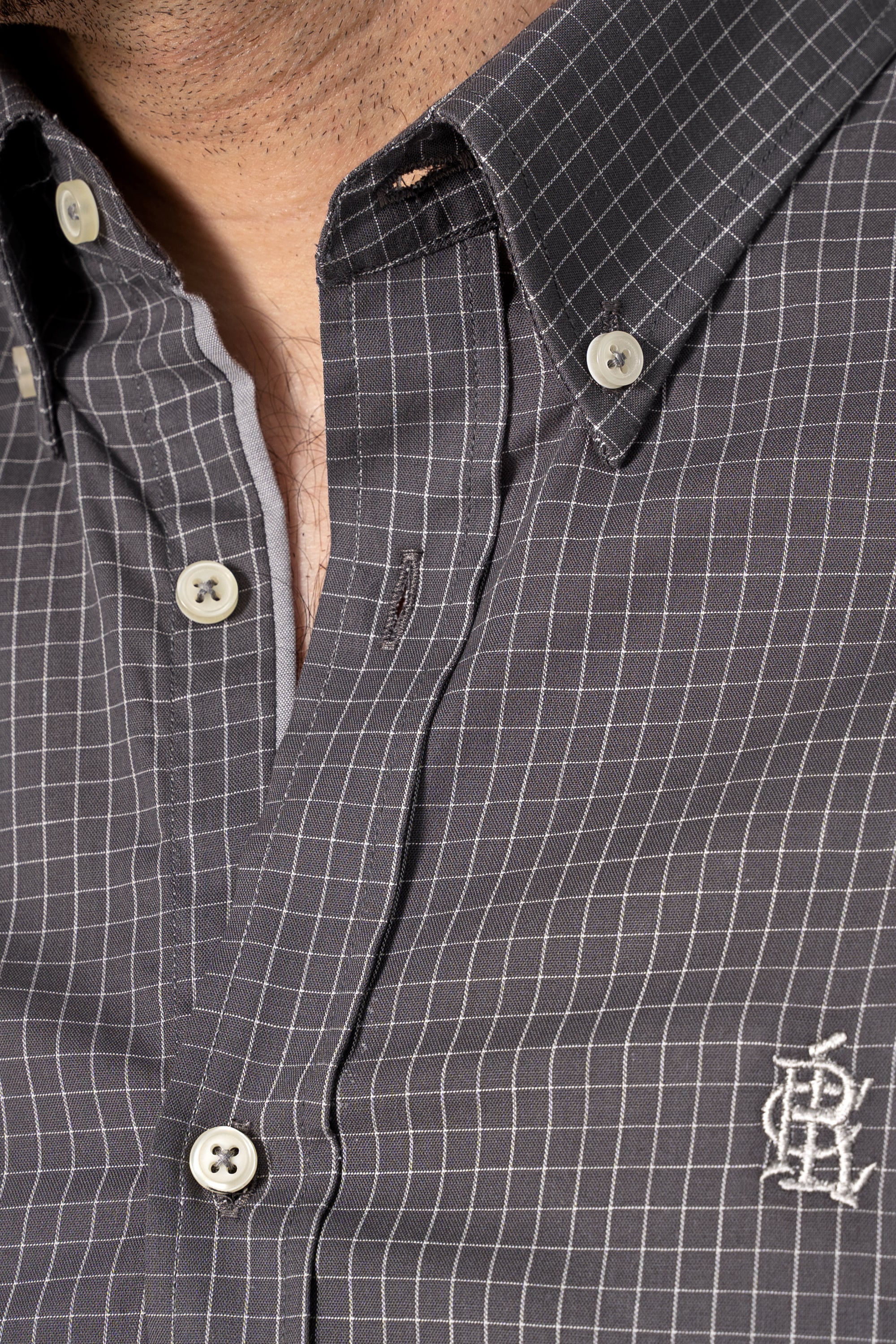 SEMI FORMAL SHIRT GREY CHECK