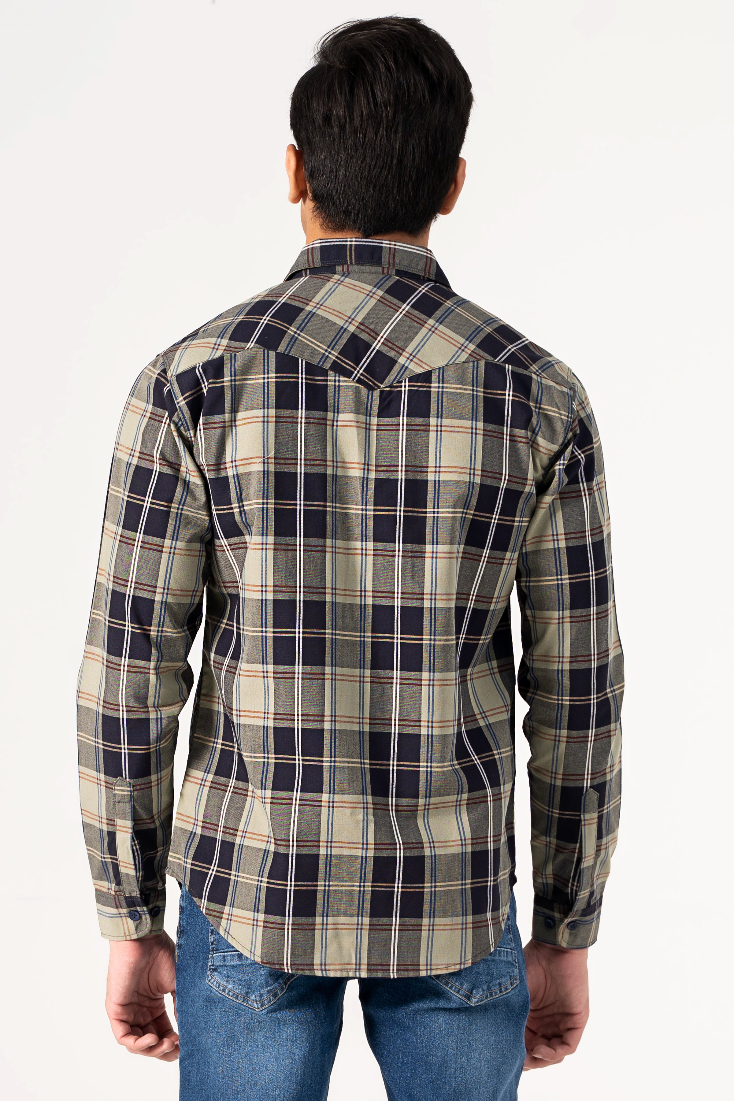 CASUAL SHIRT GREEN CHECK