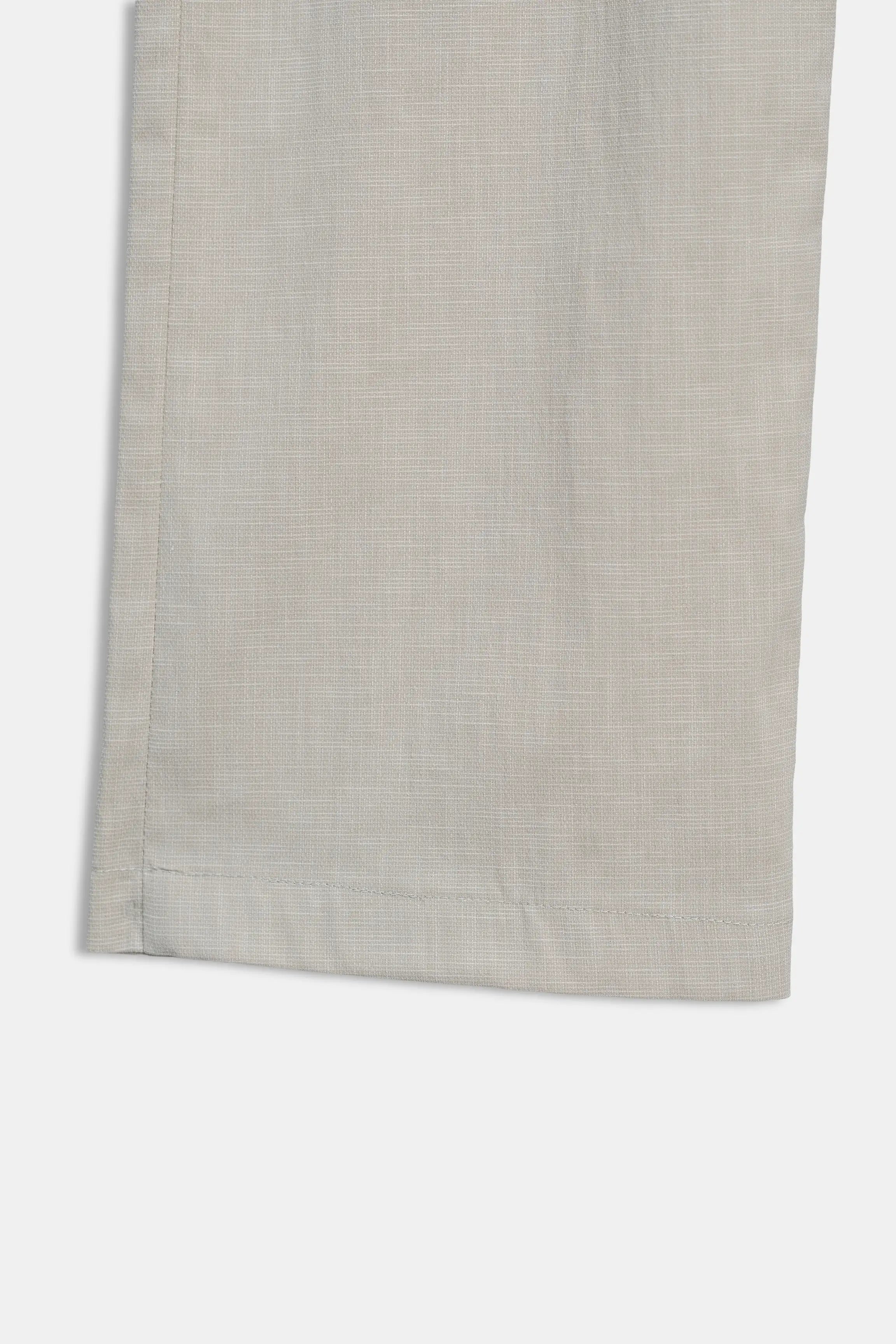 LOOSE FIT TROUSER WITH ELASTICATED WASTBAND KHAKI