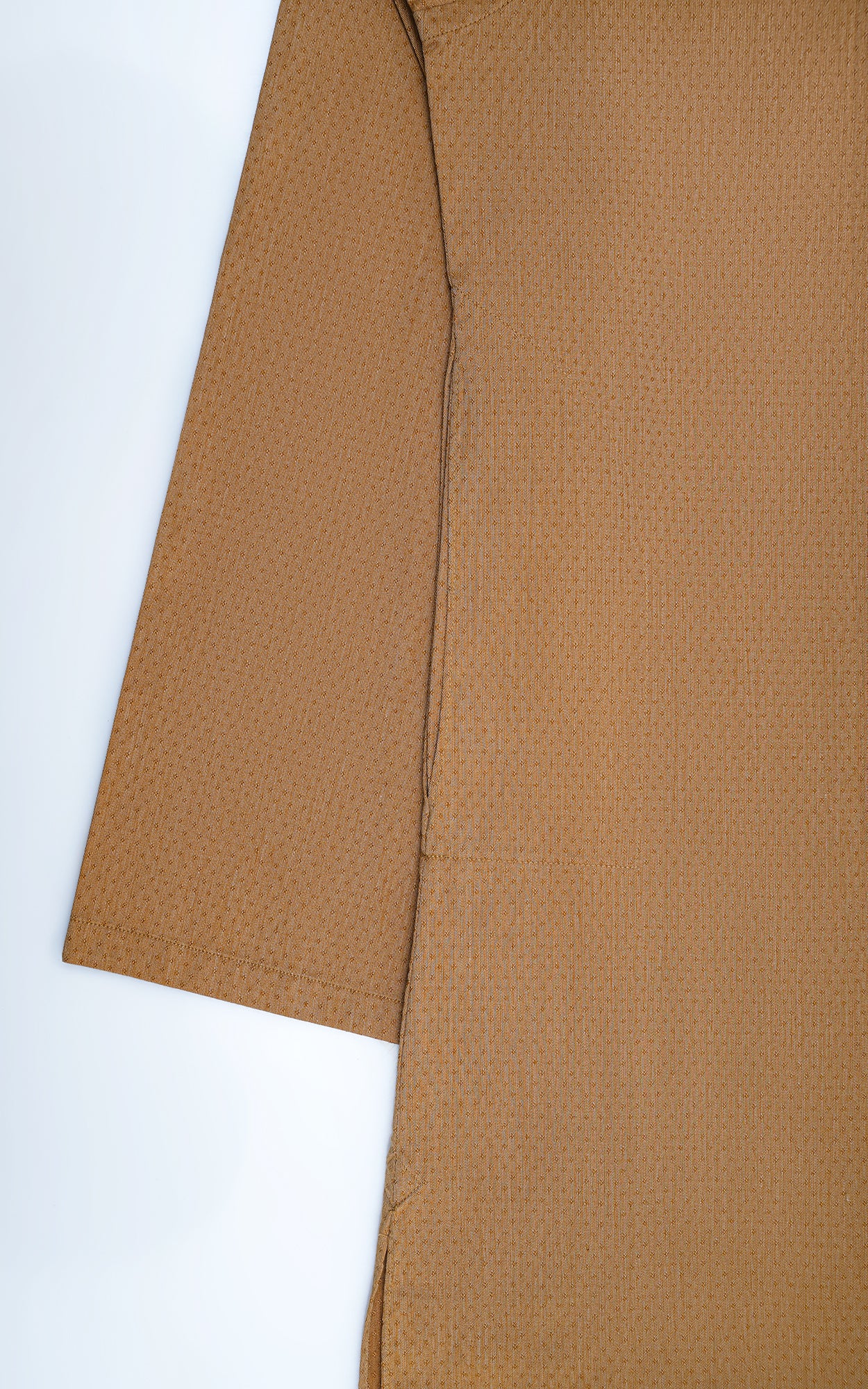 KURTA BAN COLLAR KHAKI
