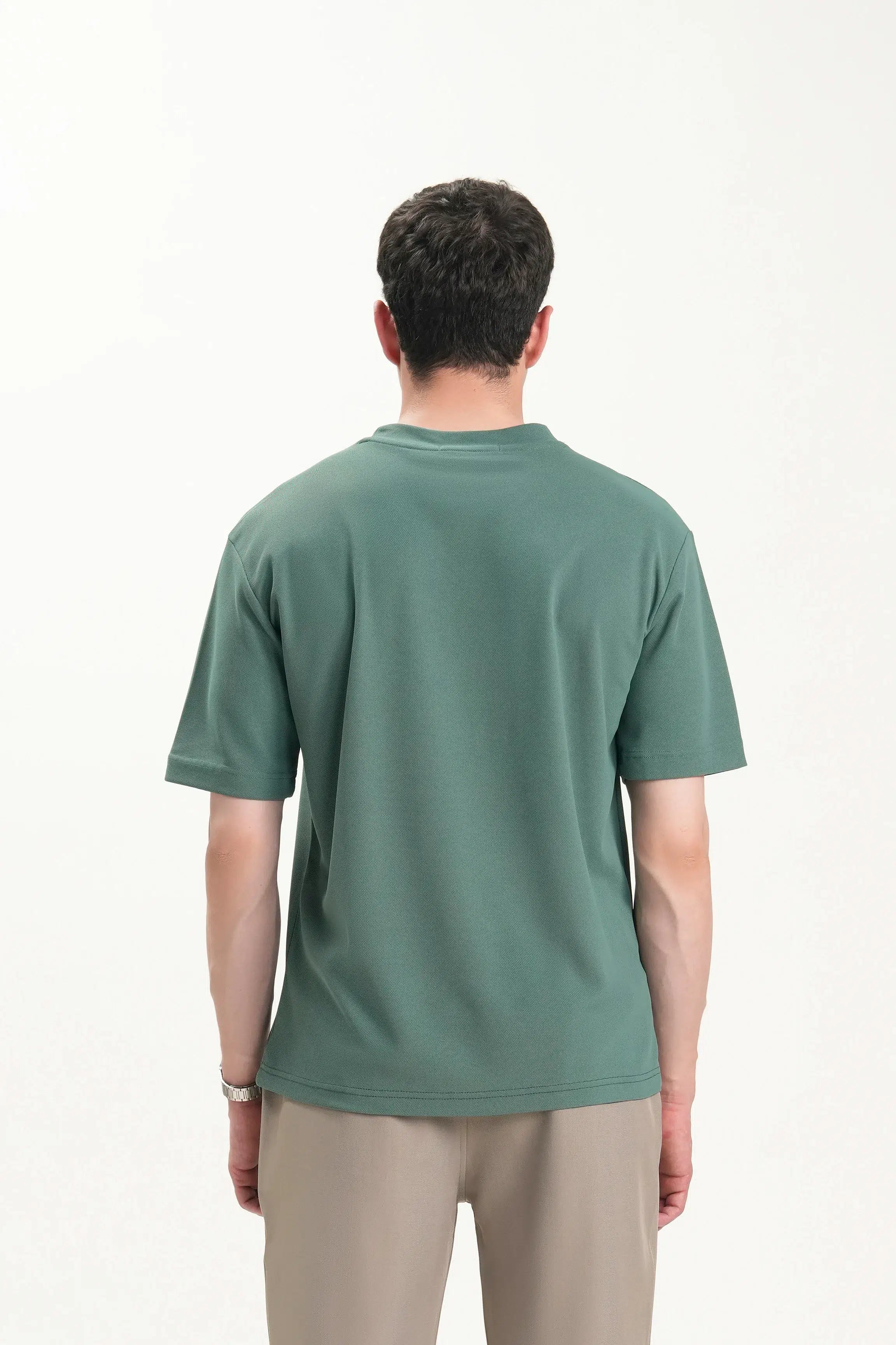 SMART FIT CREW NECK T-SHIRT GREEN