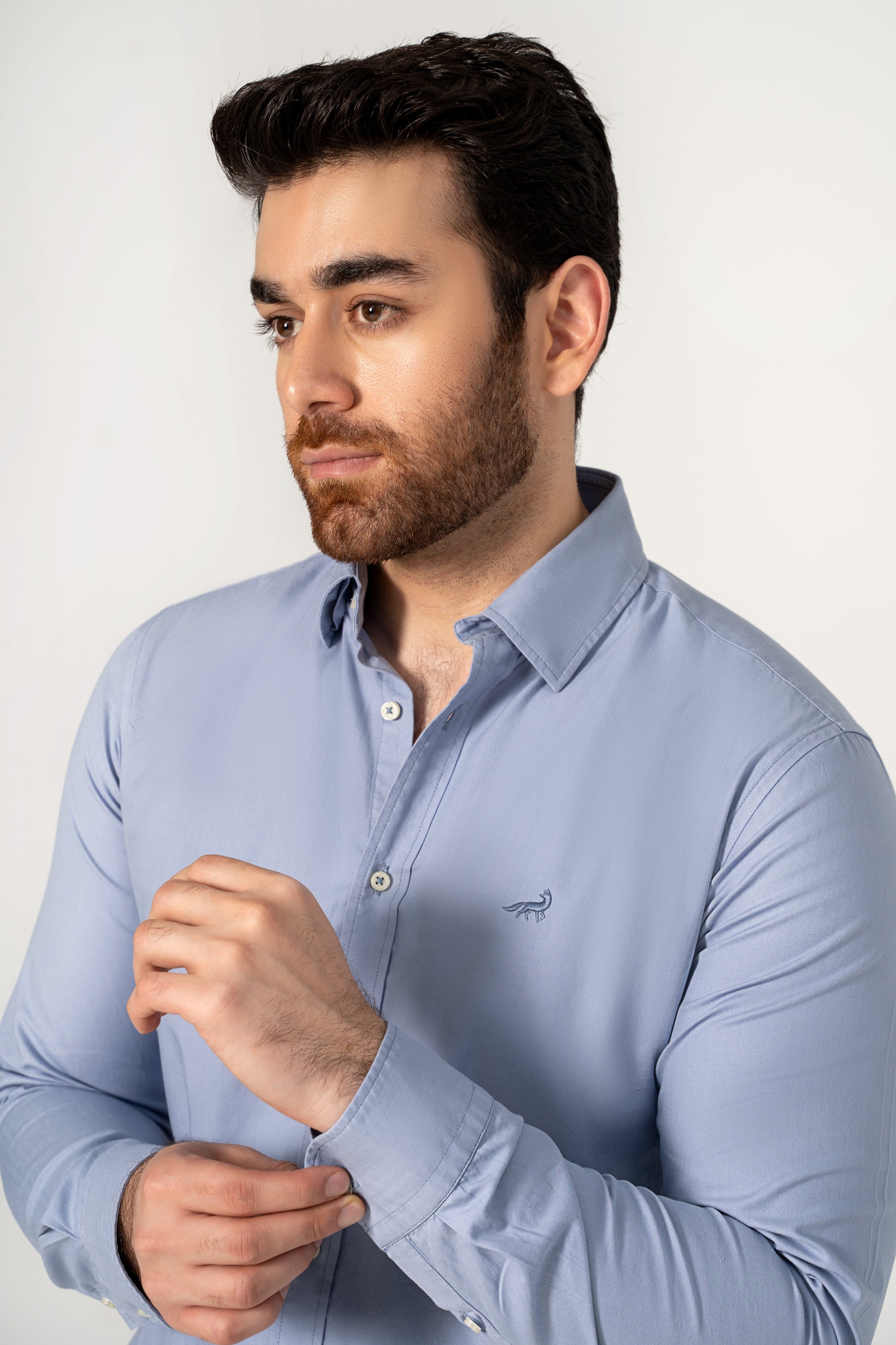 SEMI CASUAL SHIRT BLUE