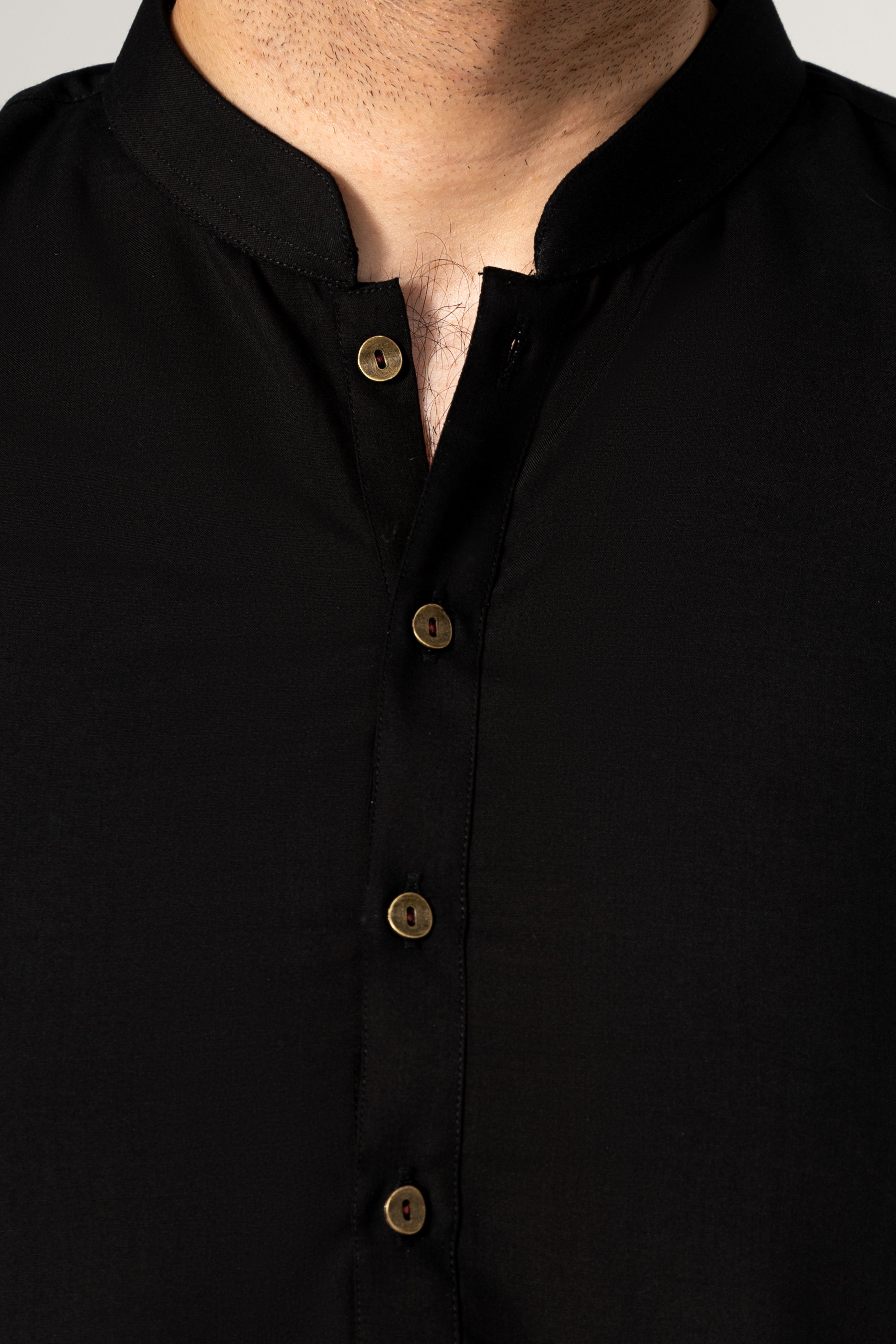 WASH AND WEAR KAMEEZ SHALWAR BLACK