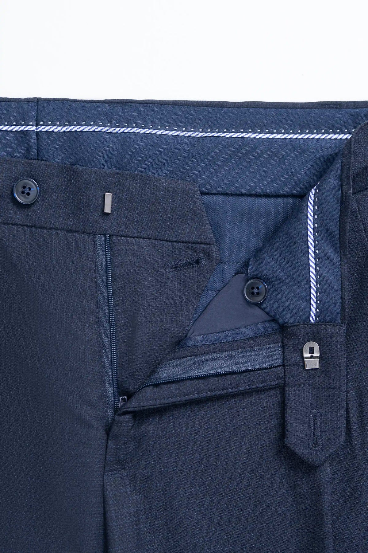 DOUBLE PLEATED PANTS DK NAVY