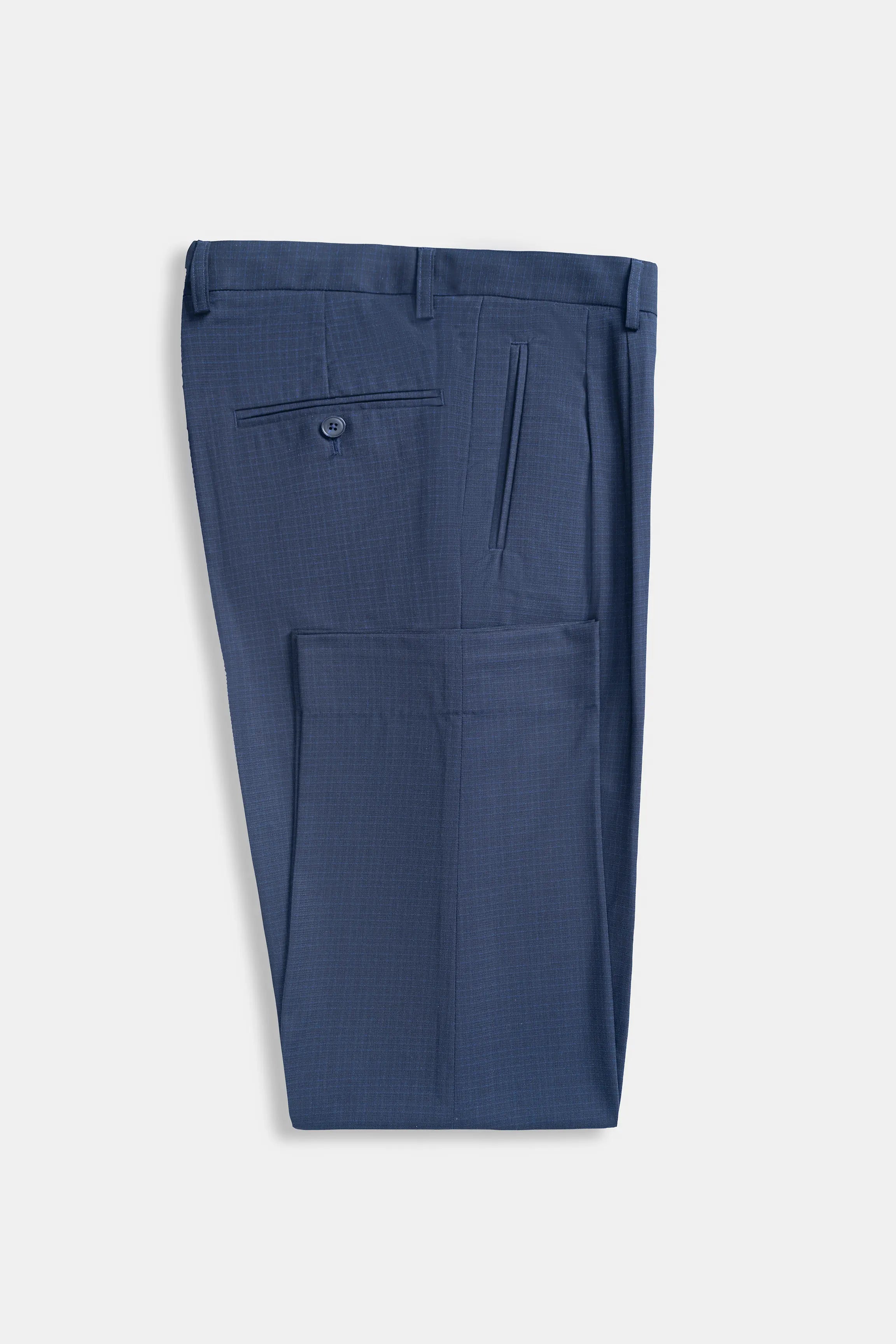 DOUBLE PLEATED PANTS NAVY
