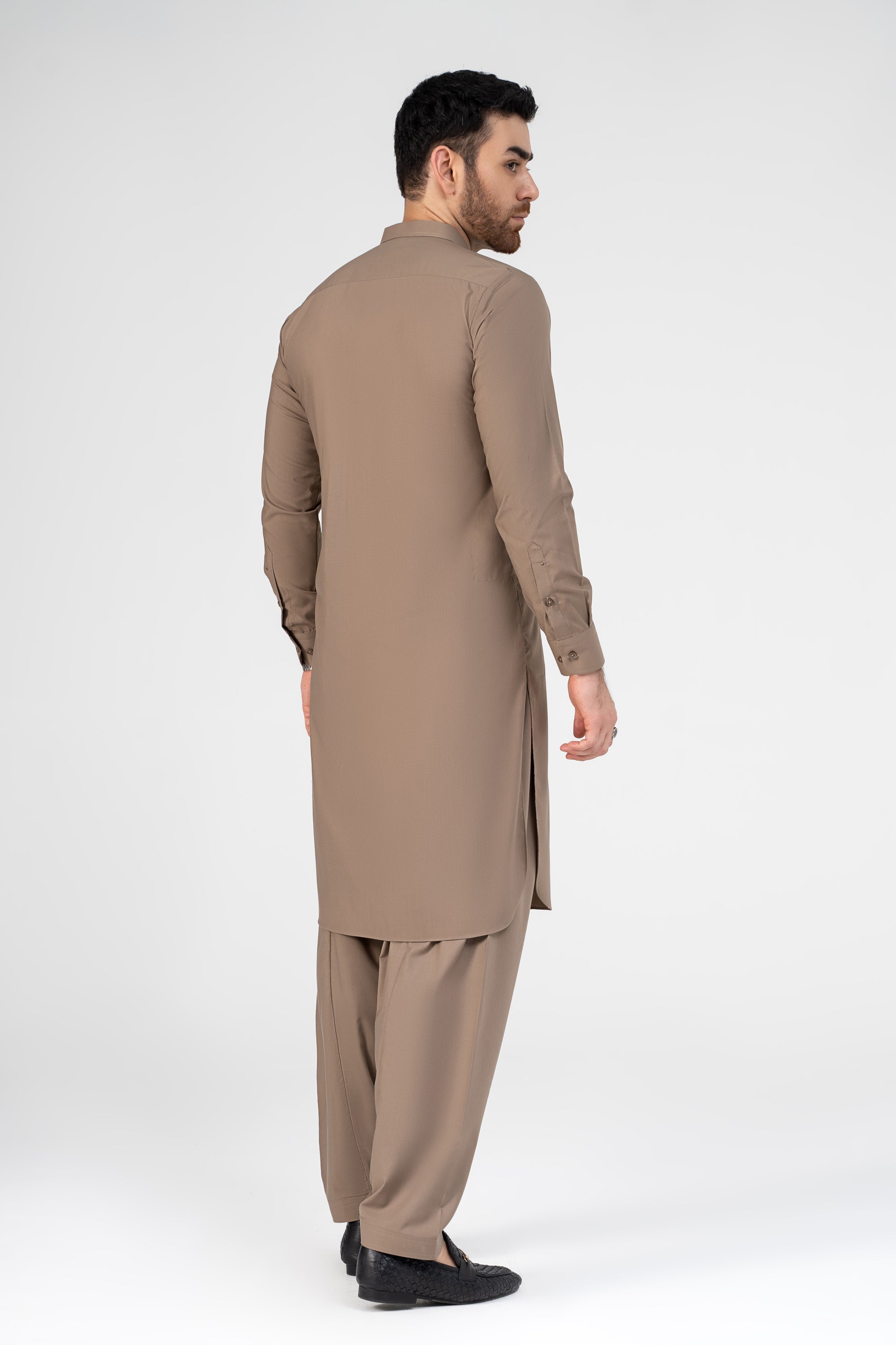 PREMIUM WASH AND WEAR KAMEEZ SHALWAR KHAKI