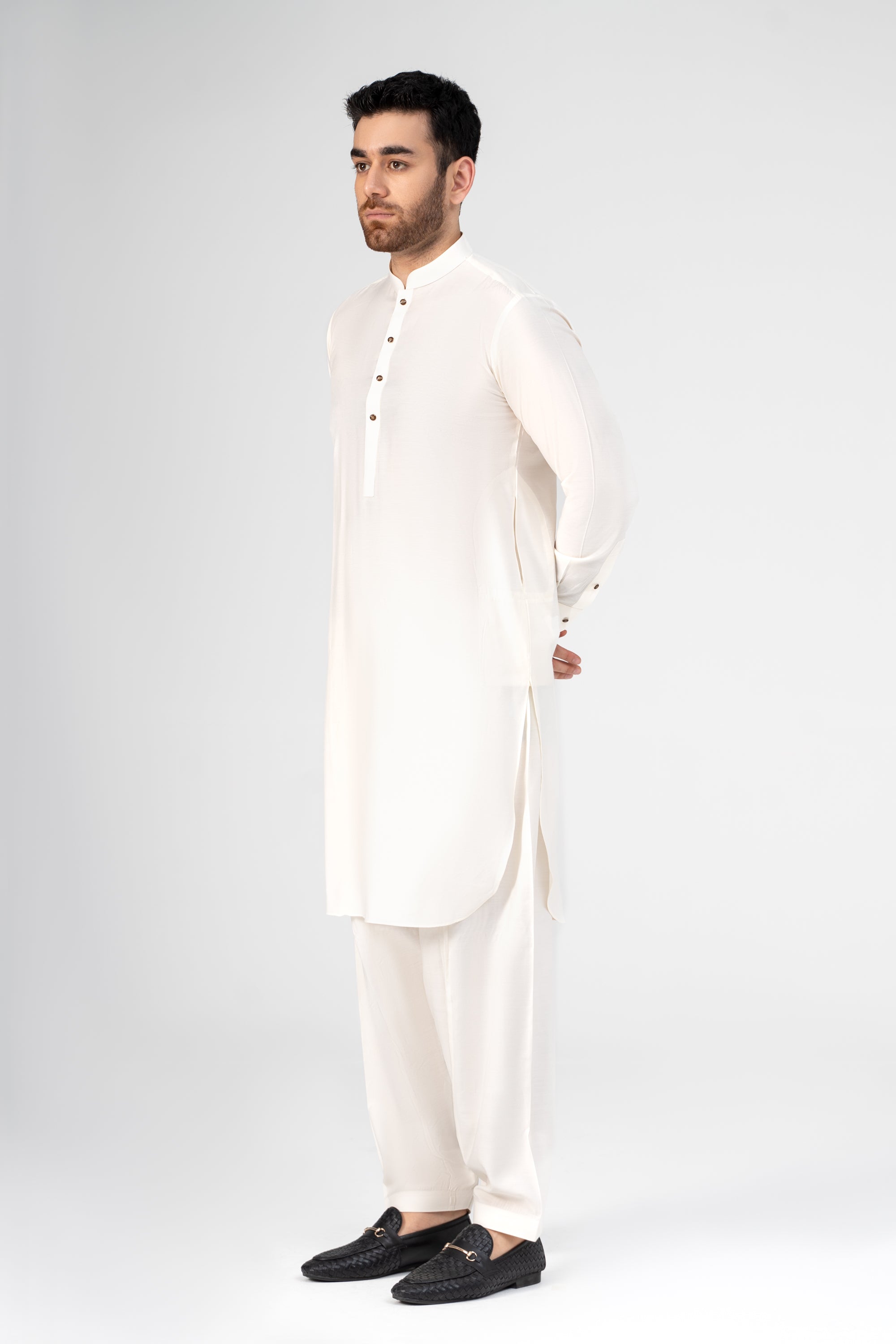 COTTON BLENDED BOSKI OFF WHITE