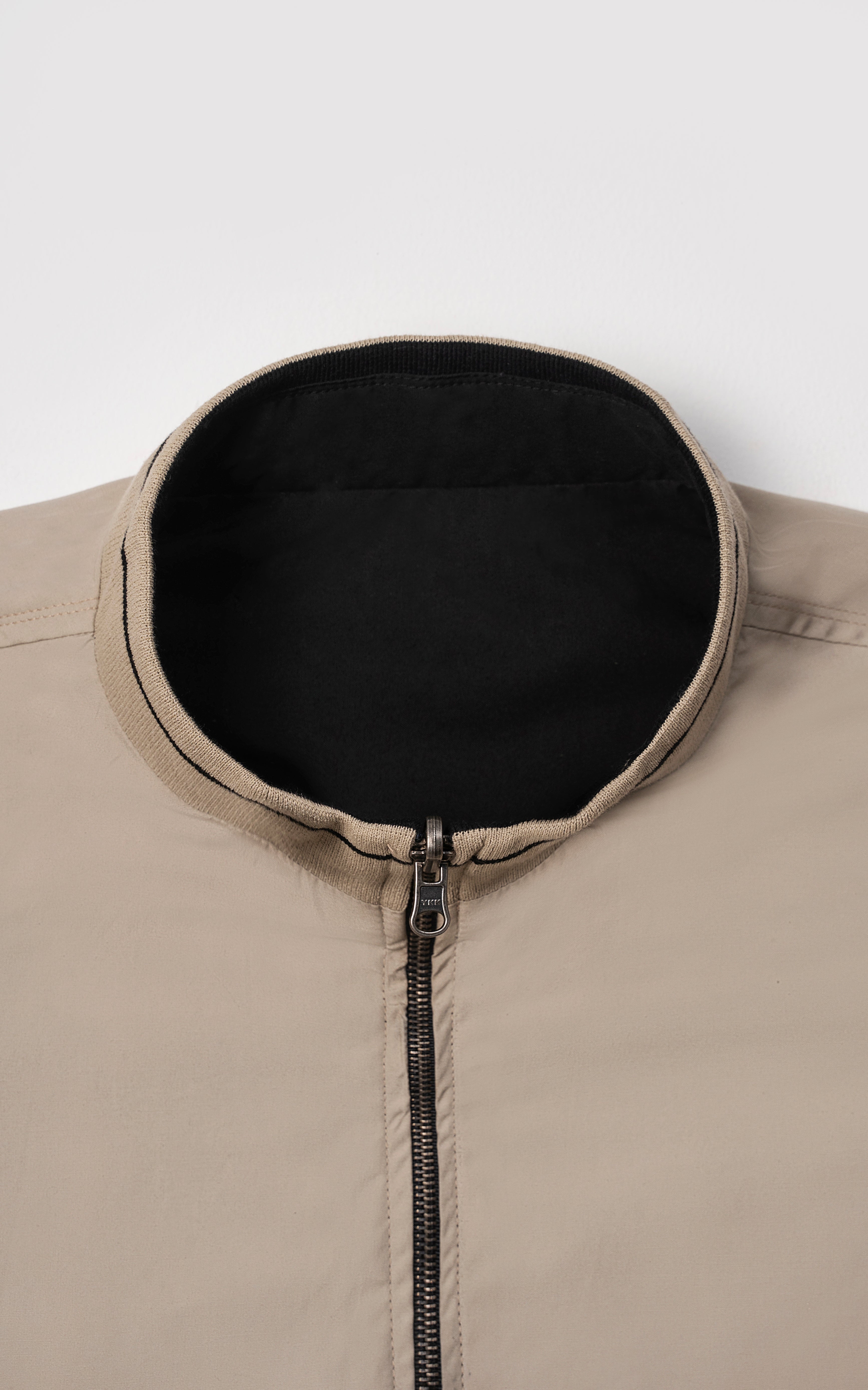 F/S REVERSIBLE JACKET BLACK KHAKI