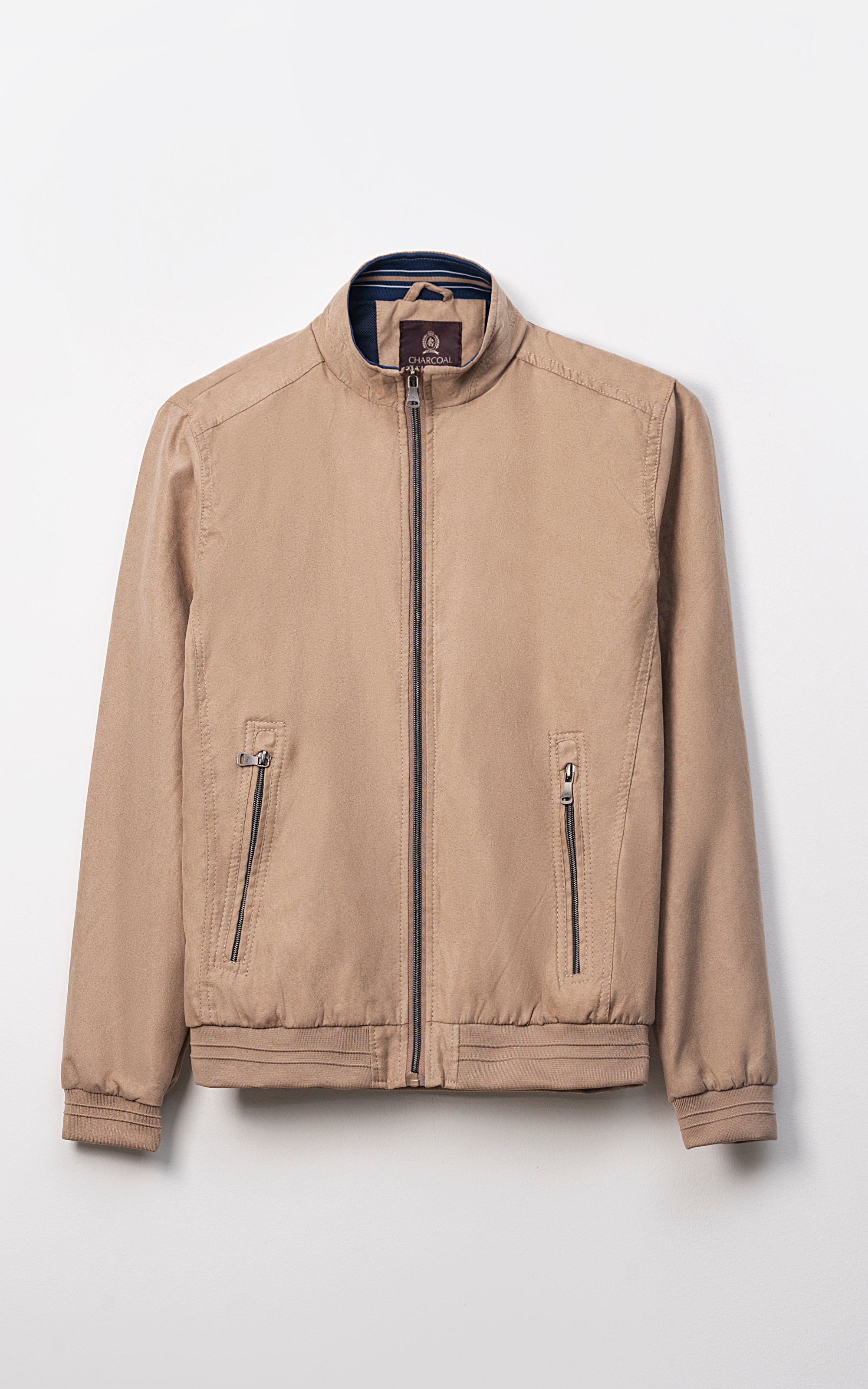 JACKET FULL SLEEVE LIGHT BROWN