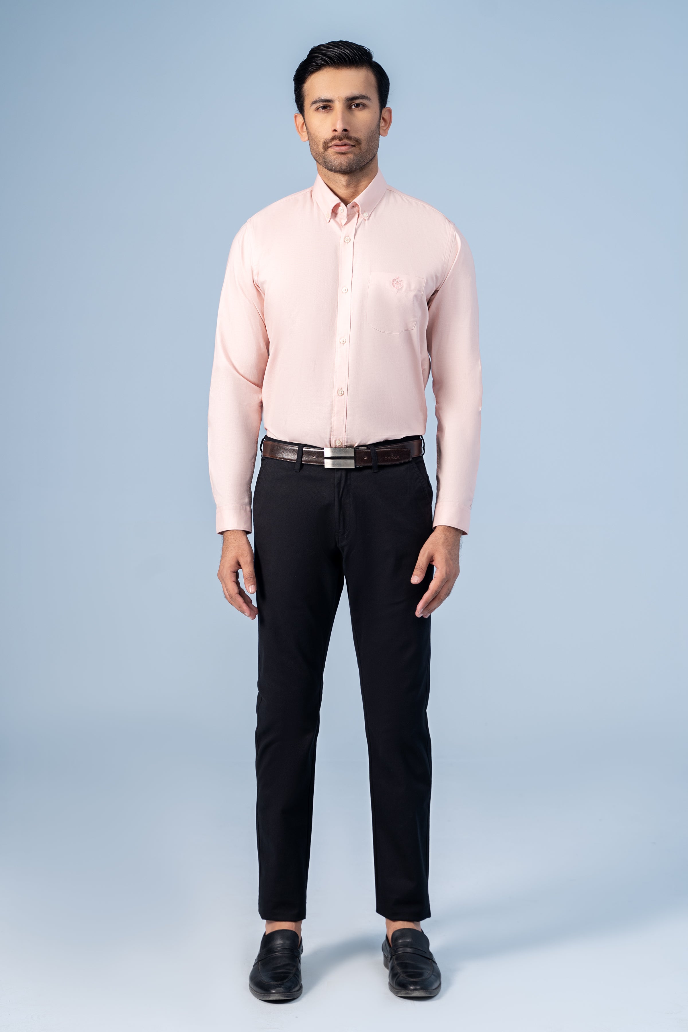 SEMI CASUAL SHIRT PINK - Charcoal Clothing