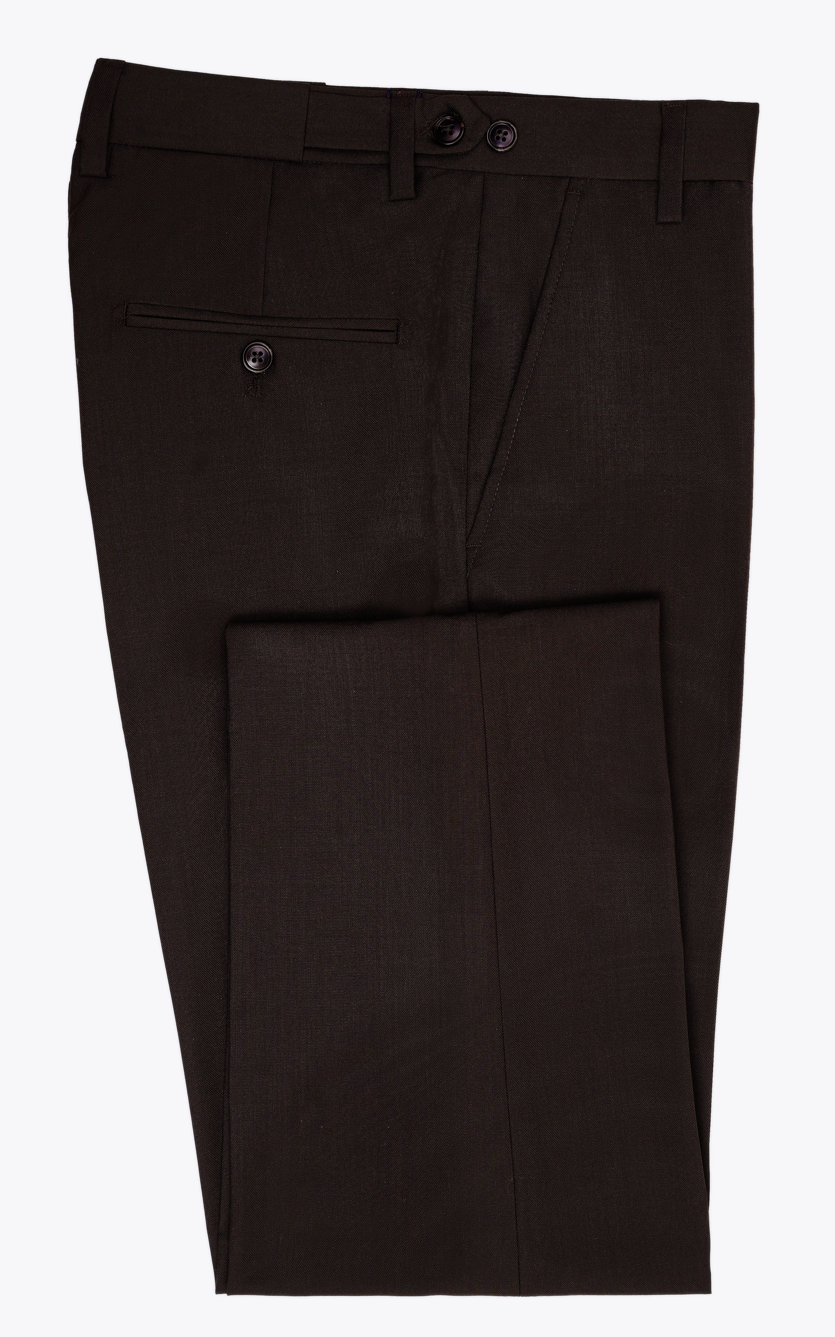 DRESS PANT DARK BROWN