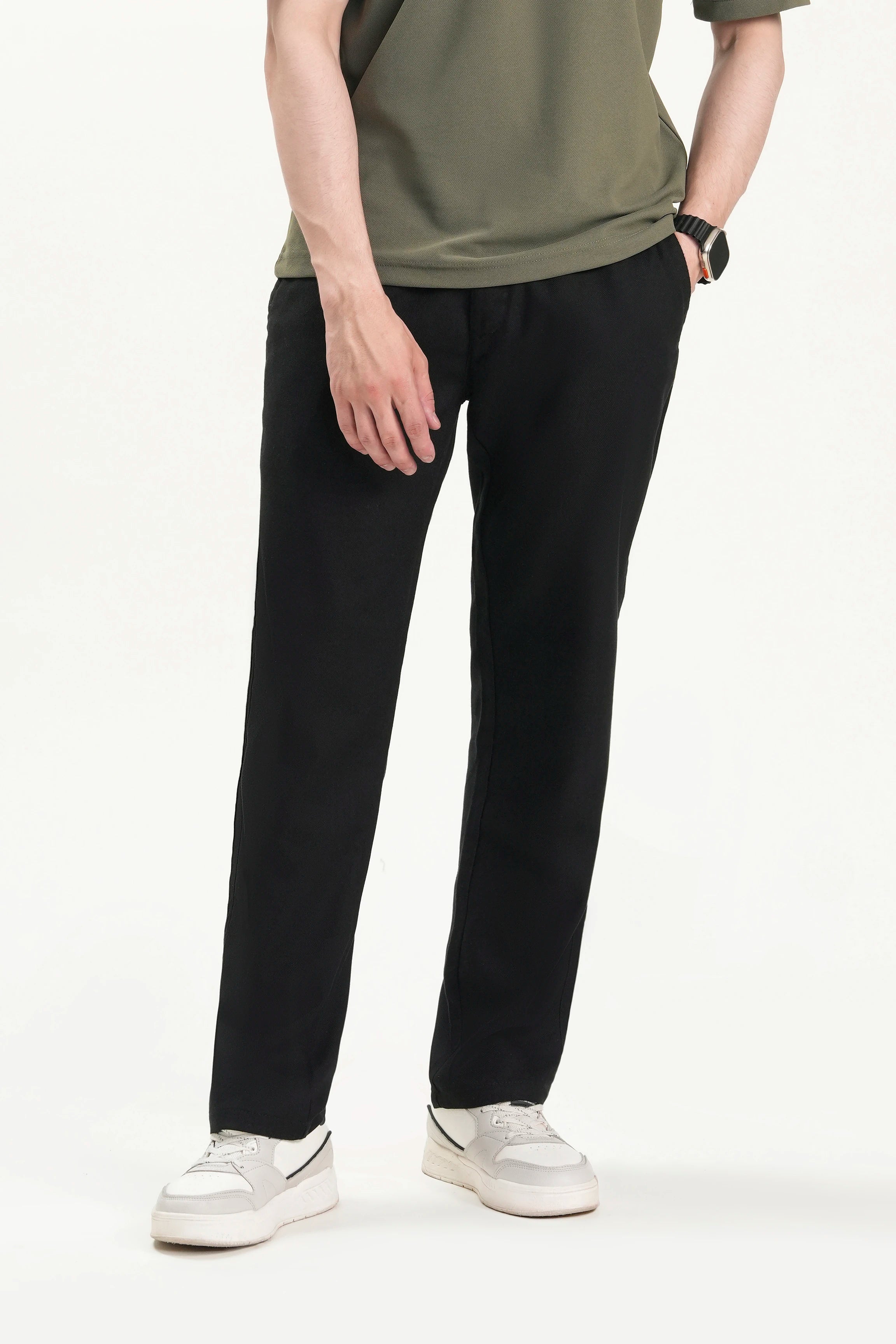 CASUAL TROUSER CROSS POCKET BLACK