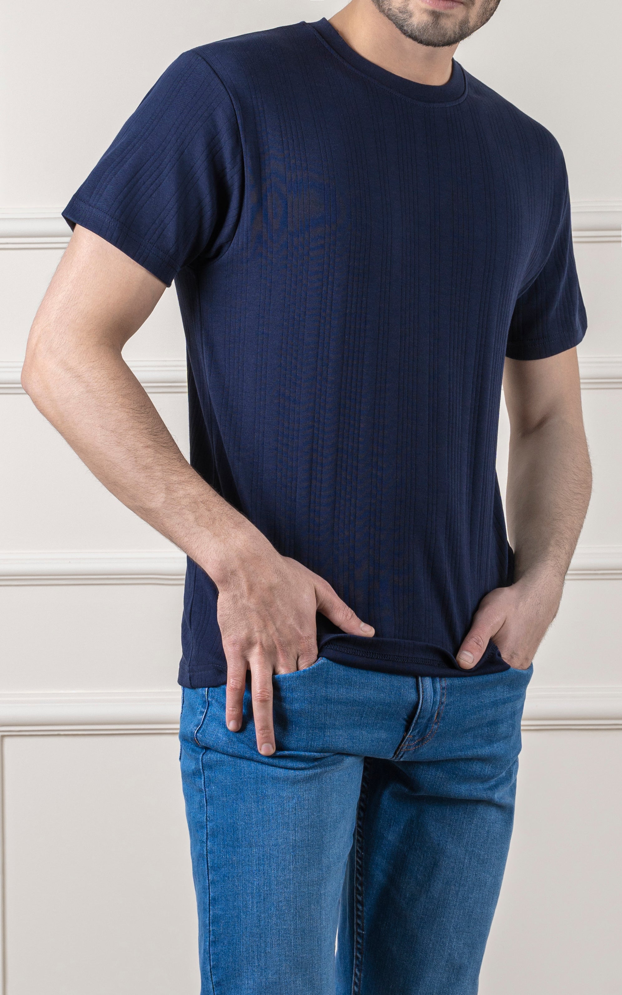 DROP NEEDLE T SHIRT NAVY