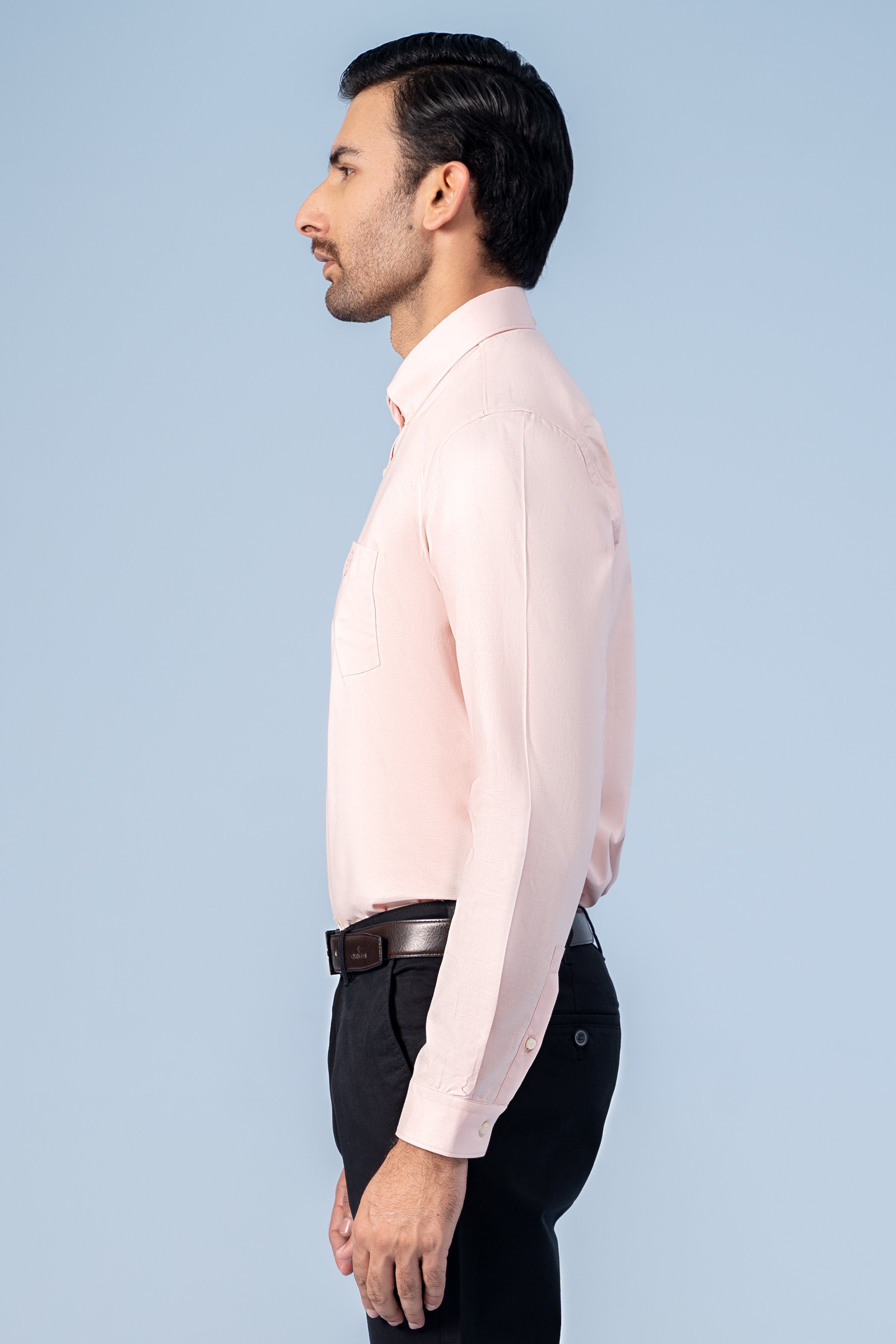 SEMI CASUAL SHIRT PINK - Charcoal Clothing