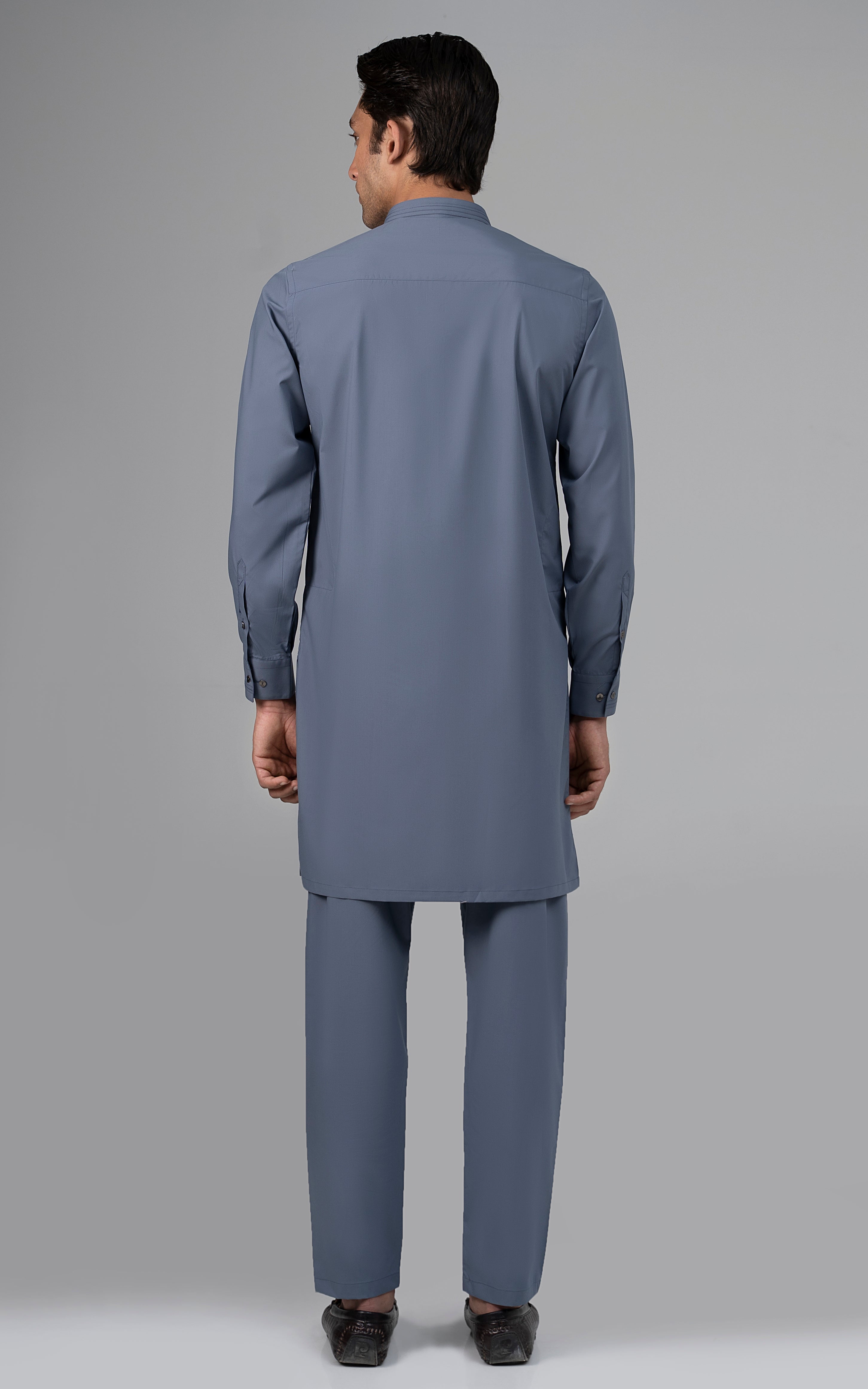 BLENDED KURTA PAJAMA - PREMIUM COLLECTION FROST BLUE