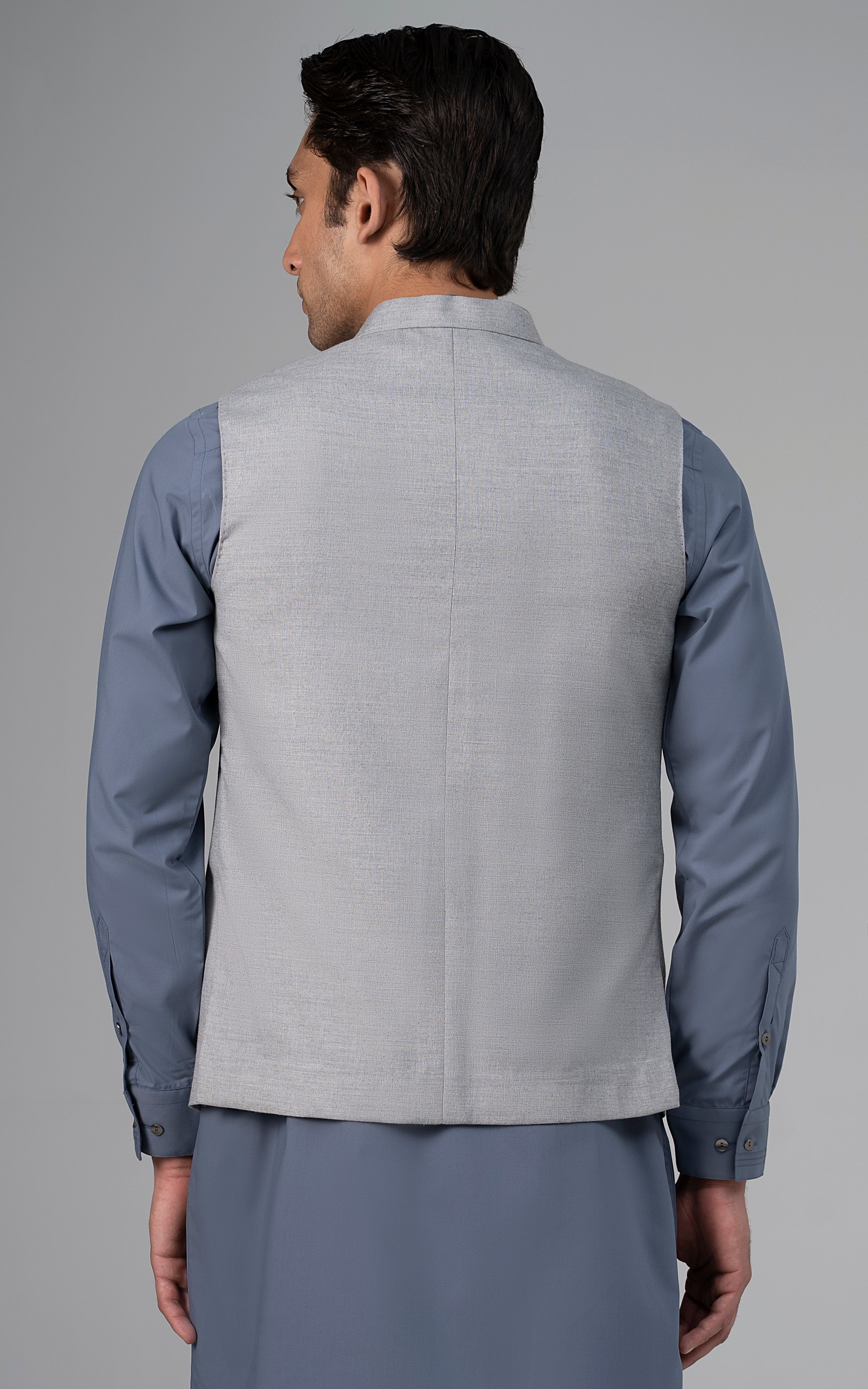 BLENDED WAISTCOAT - PREMIUM COLLECTION CLOUDY GREY