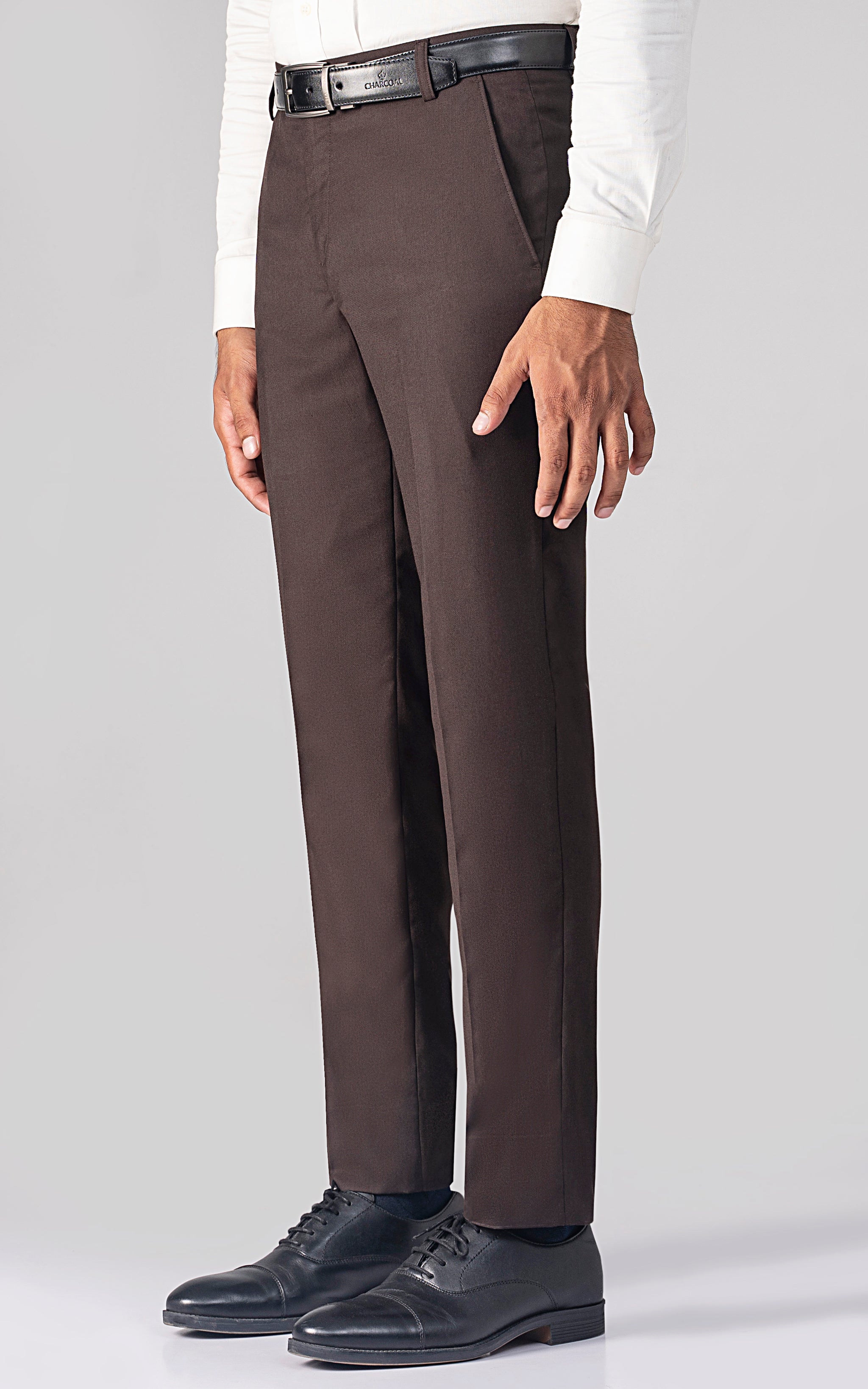 Shop Dress Pant Dark Brown for Men Online