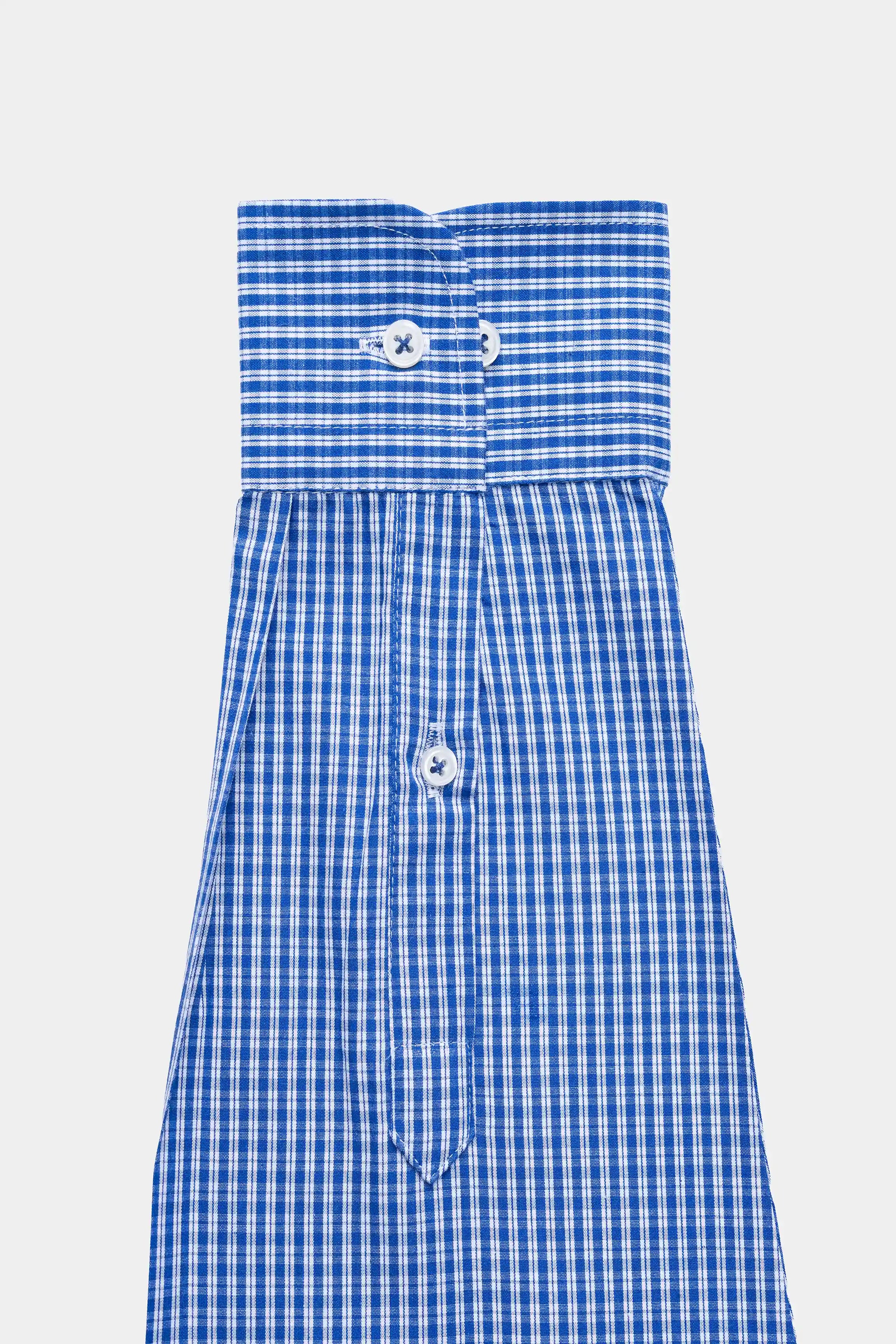 SEMI FORMAL SHIRT BLUE CHECK