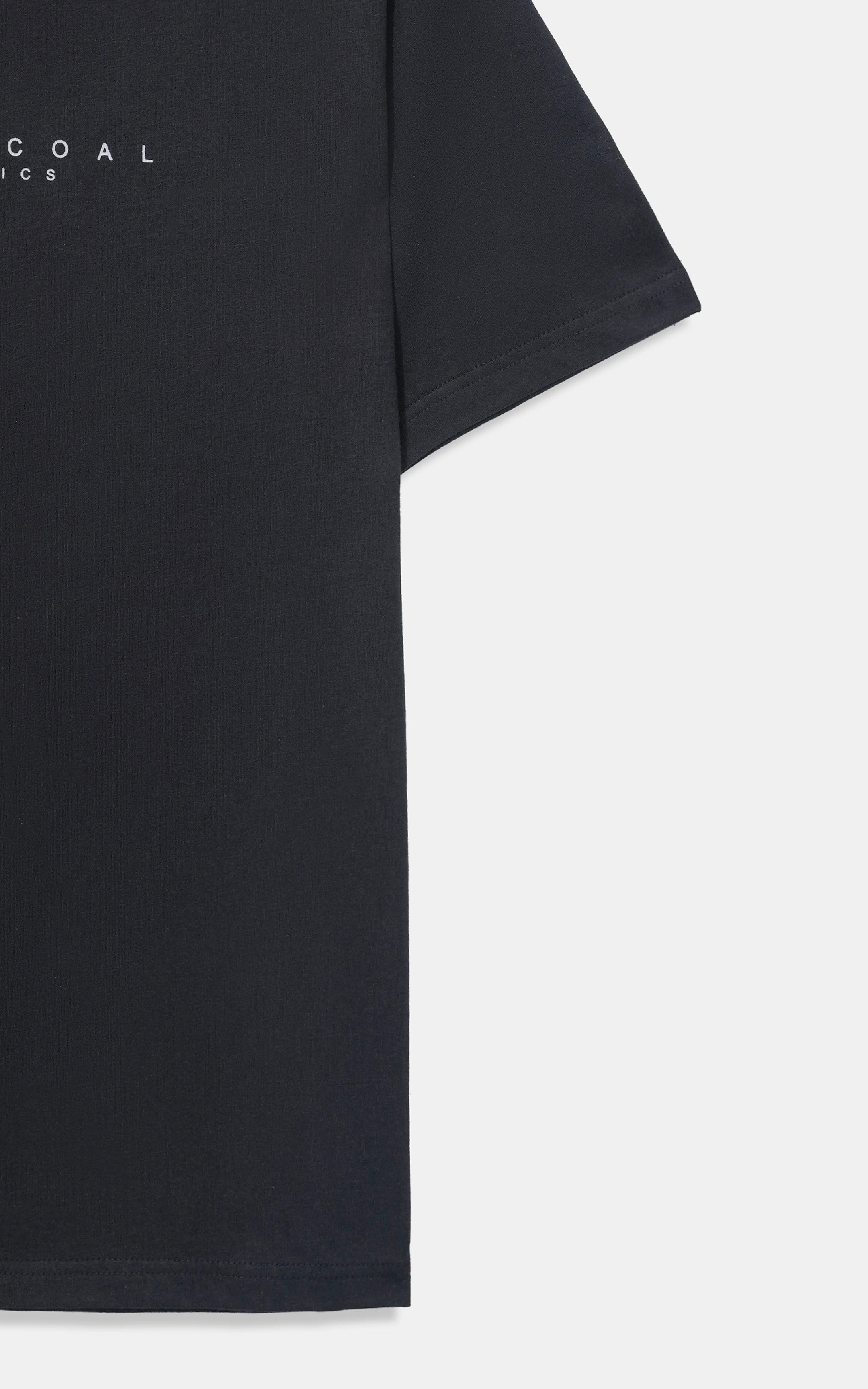 HALF SLEEVES SLEEPWEAR CREW NECK T SHIRT BLACK