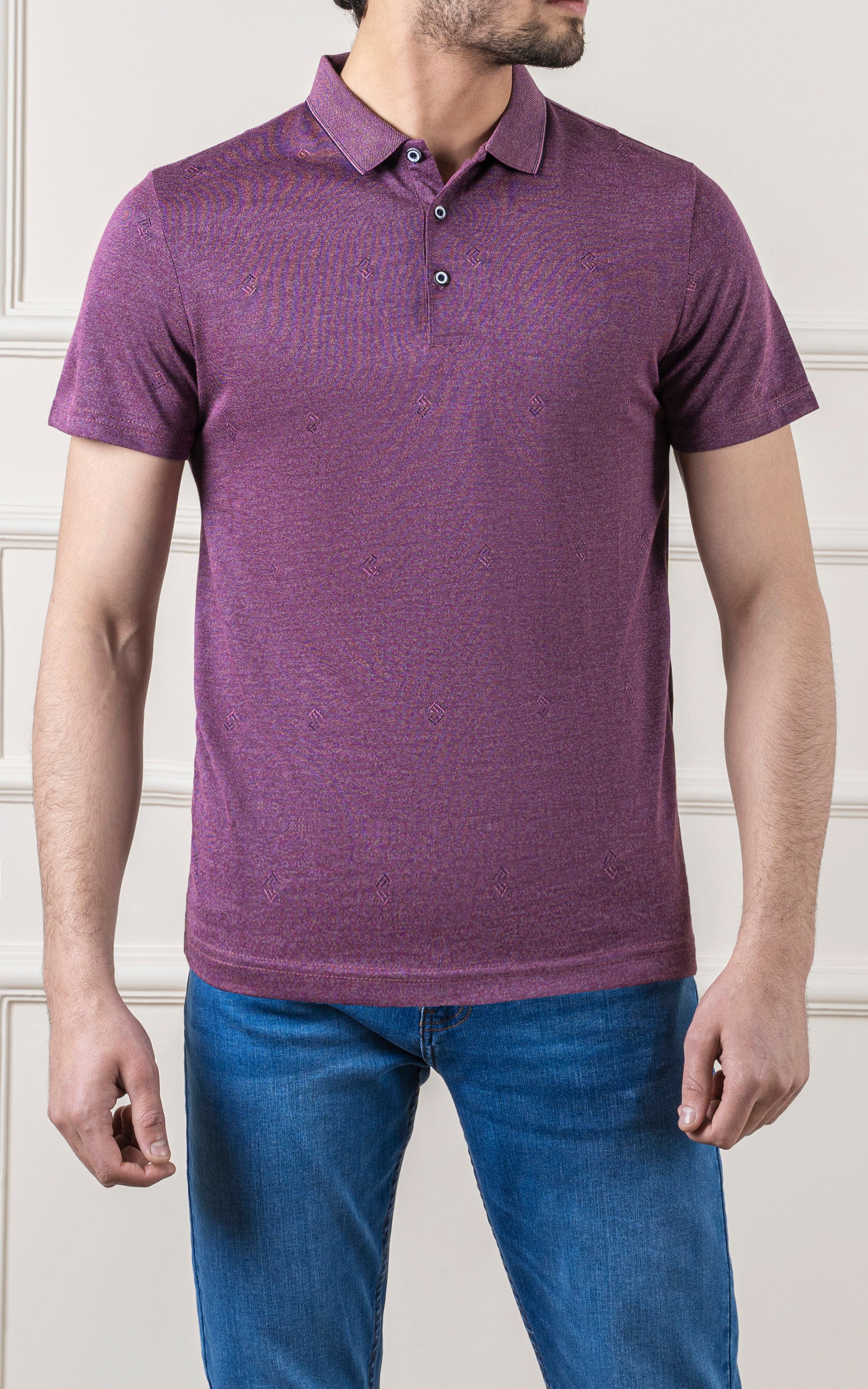 EXECUTIVE POLO MAGENTA