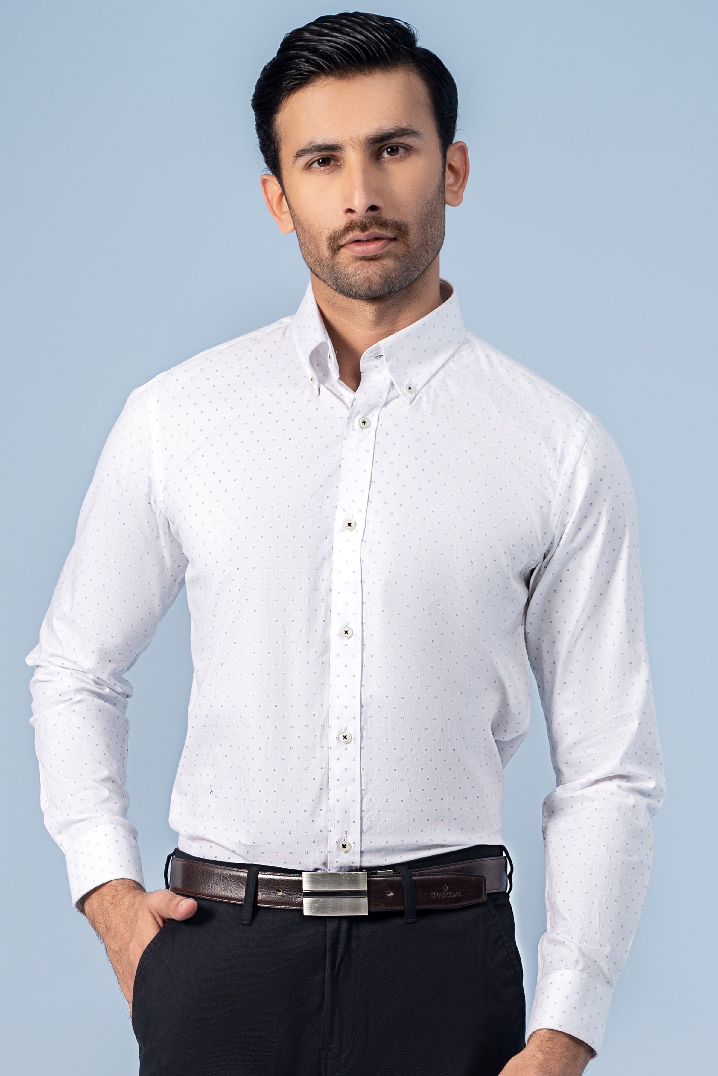 SMART SHIRT WHITE - Charcoal Clothing