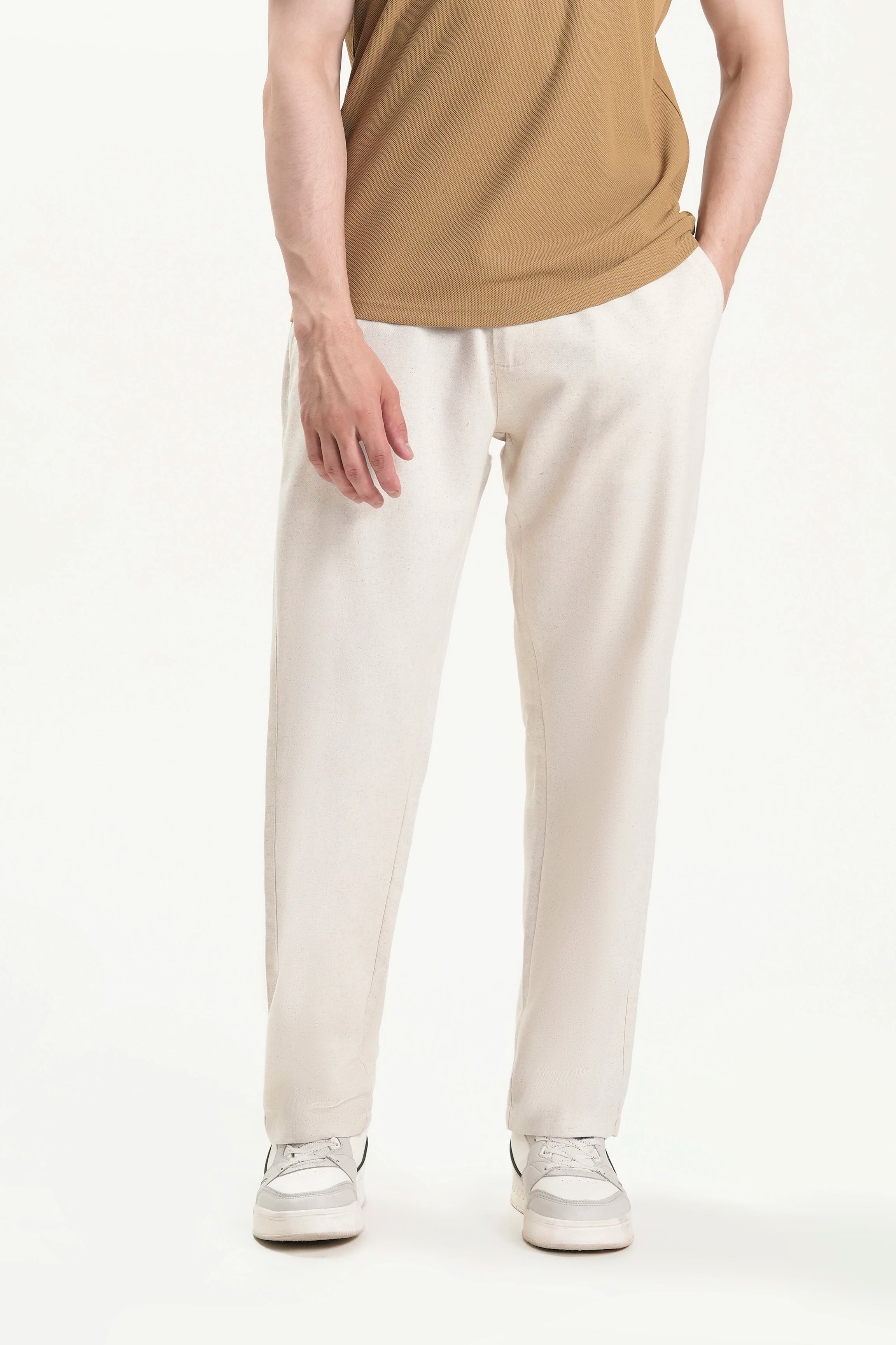 CASUAL TROUSER CROSS POCKET OATMEAL
