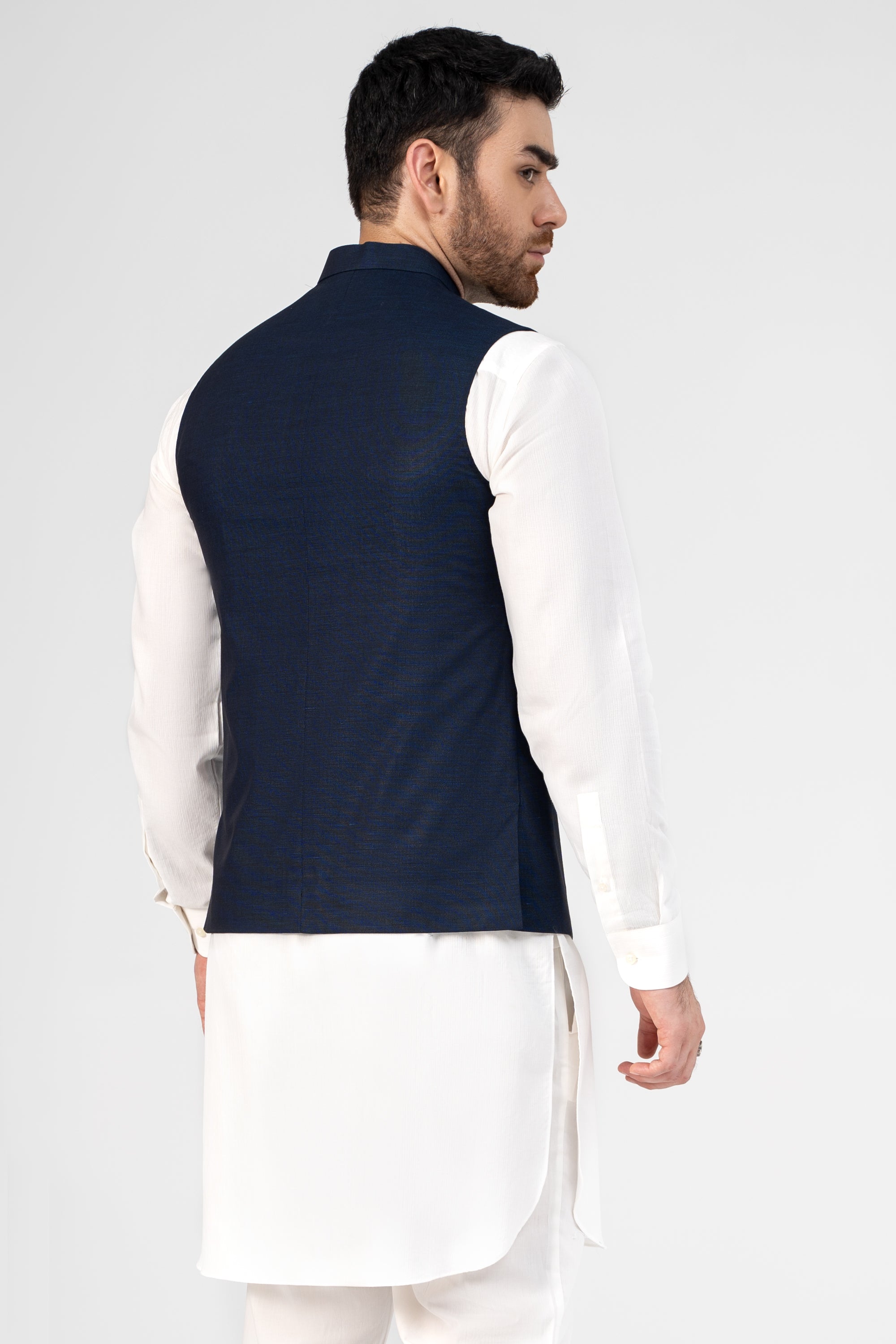 PREMIUM COTTON BLENDED WAISTCOAT DENIM