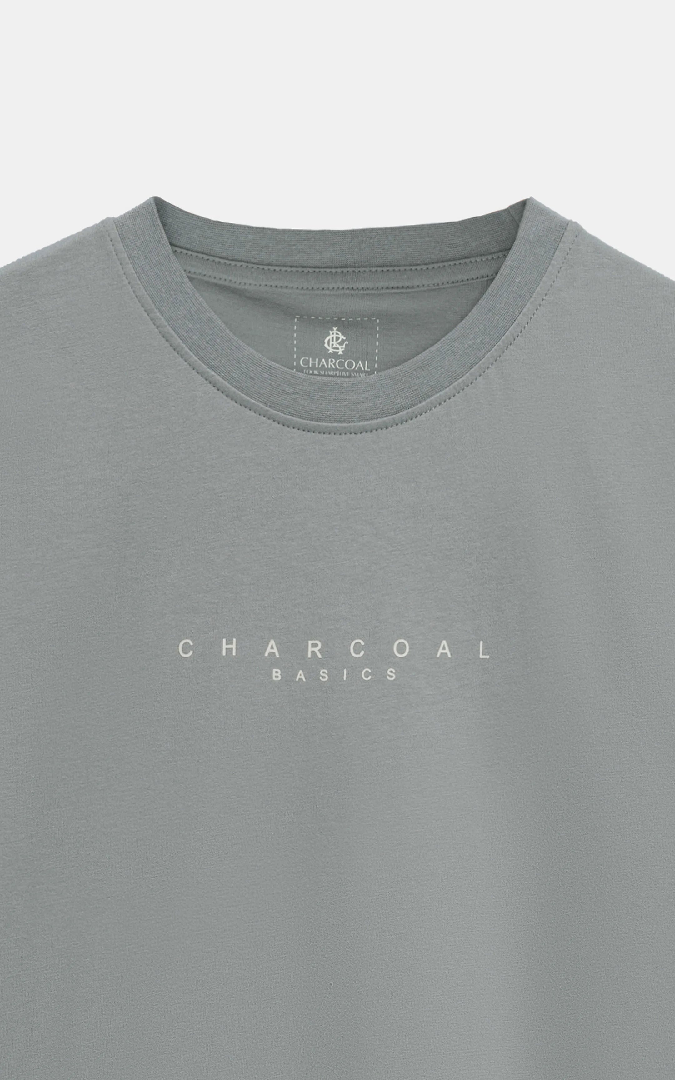 HALF SLEEVES SLEEPWEAR CREW NECK T SHIRT OLIVE