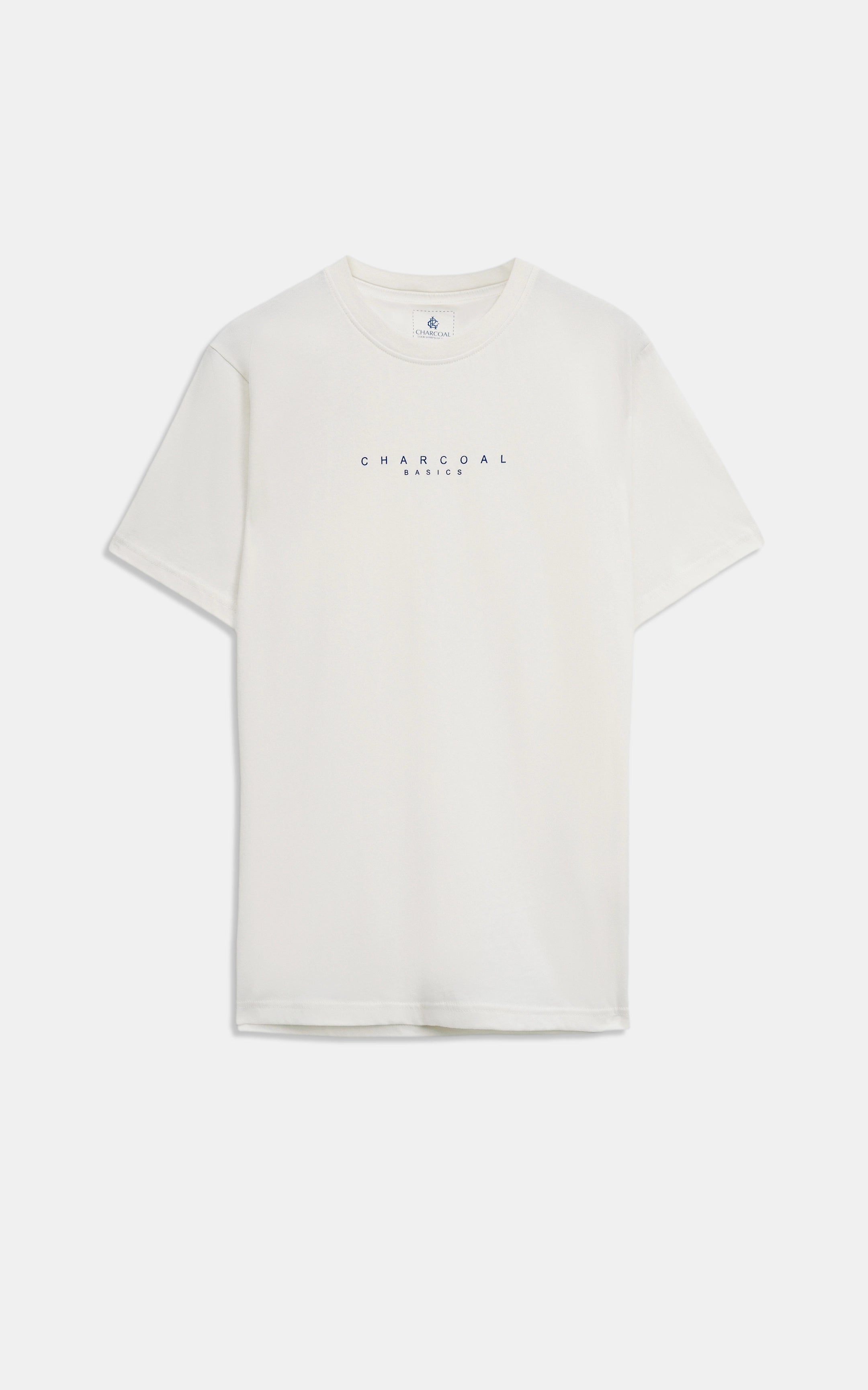 HALF SLEEVES SLEEPWEAR CREW NECK T SHIRT OFF WHITE