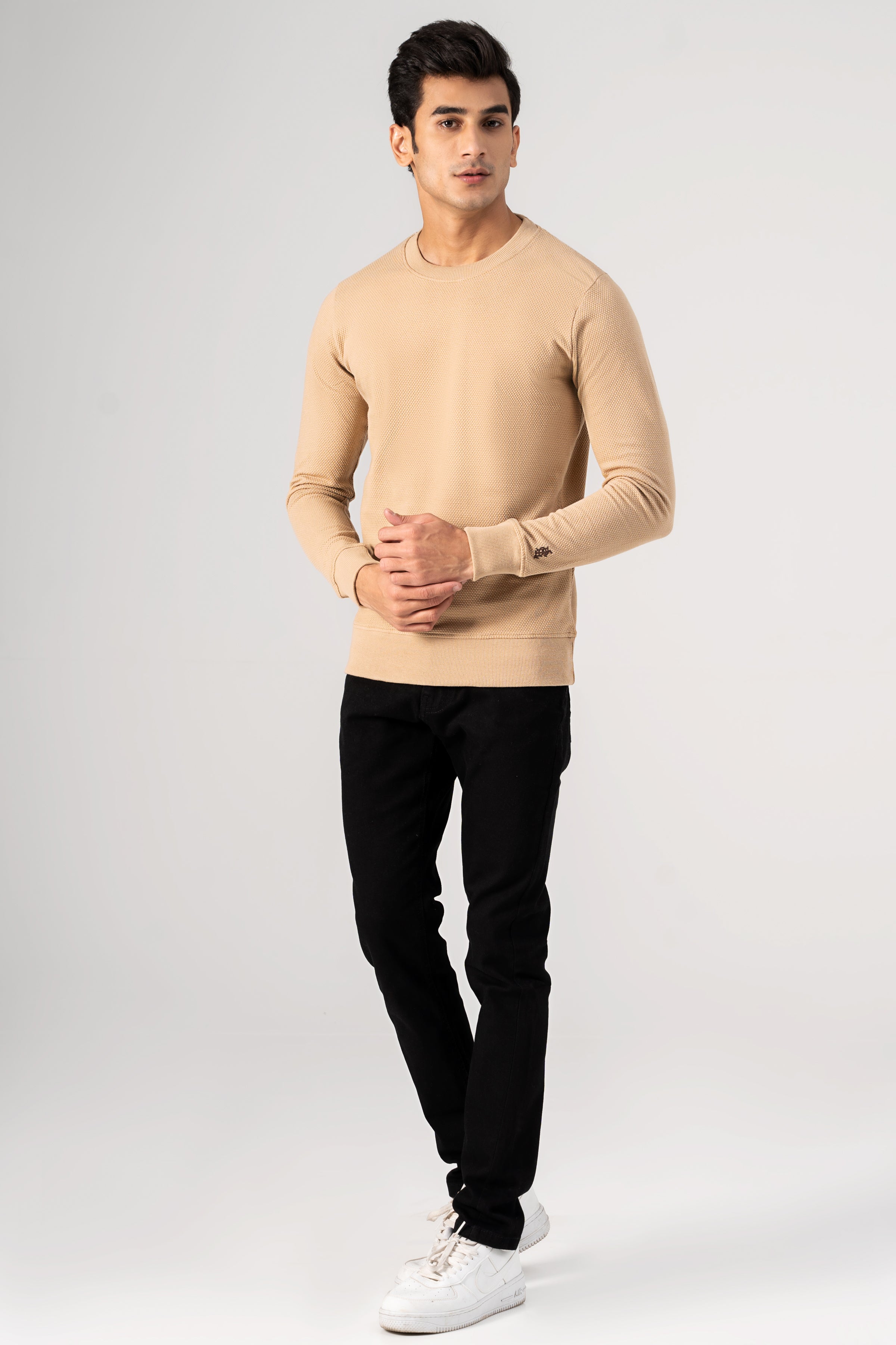 POPCORN SWEAT SHIRT KHAKI