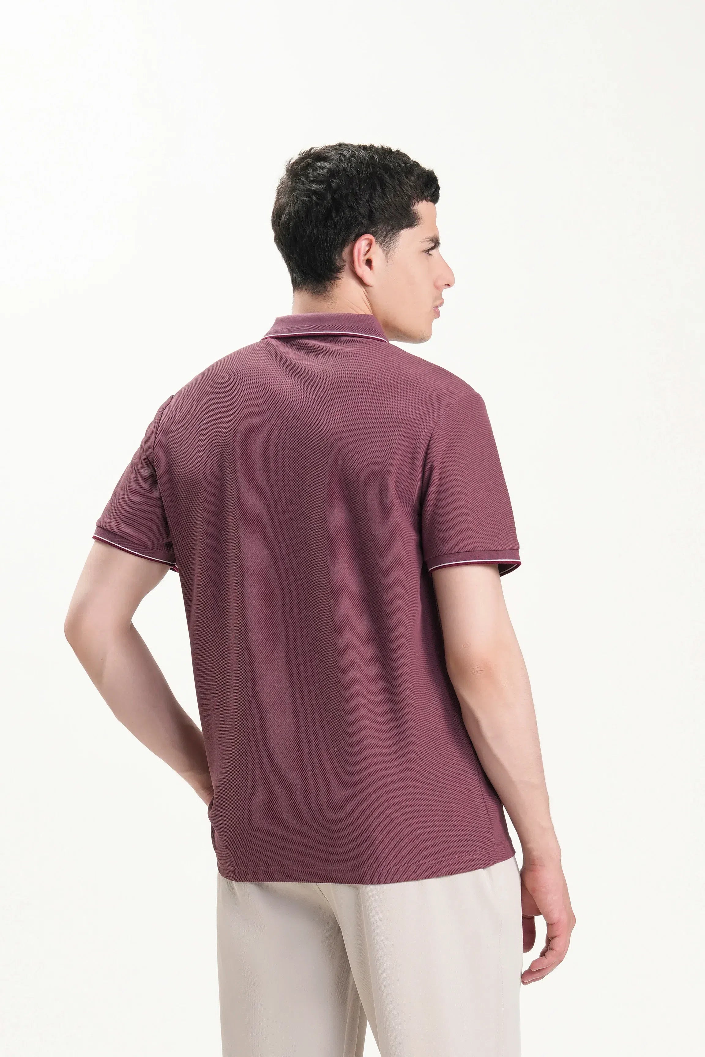 SMART FIT CLASSIC POLO SHIRT BURGUNDY