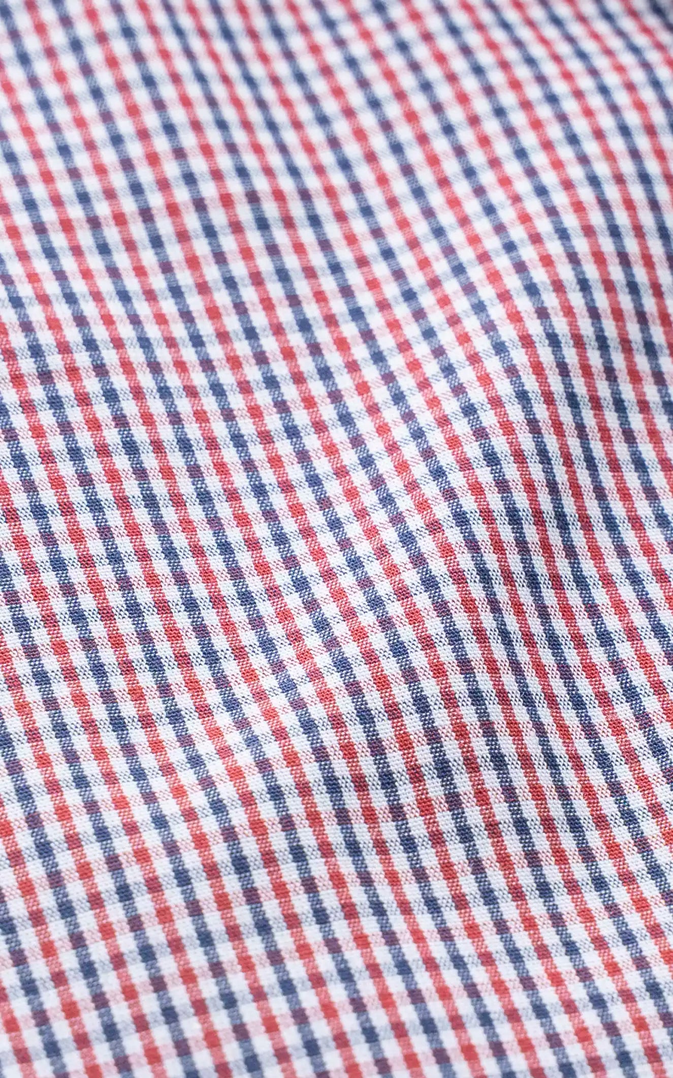 SEMI FORMAL SMART FIT CHECKED SHIRT RED NAVY CHECK