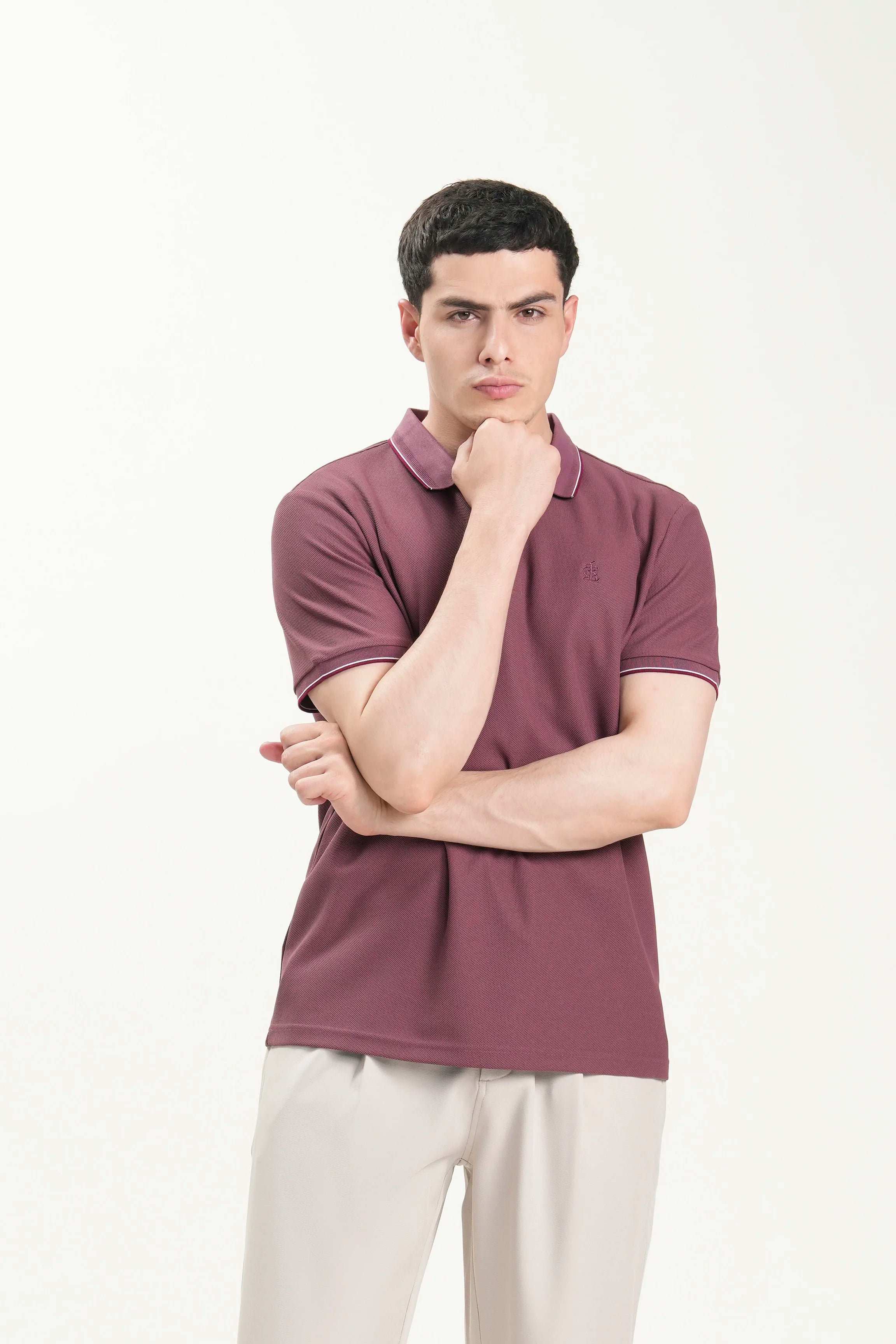 SMART FIT CLASSIC POLO SHIRT BURGUNDY