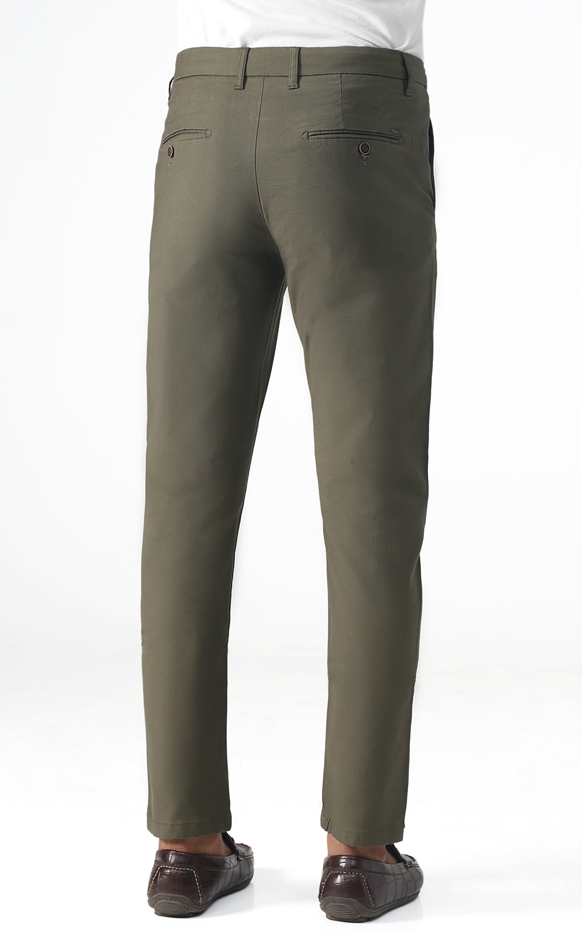 CROSS POCKET CASUAL PANT OLIVE