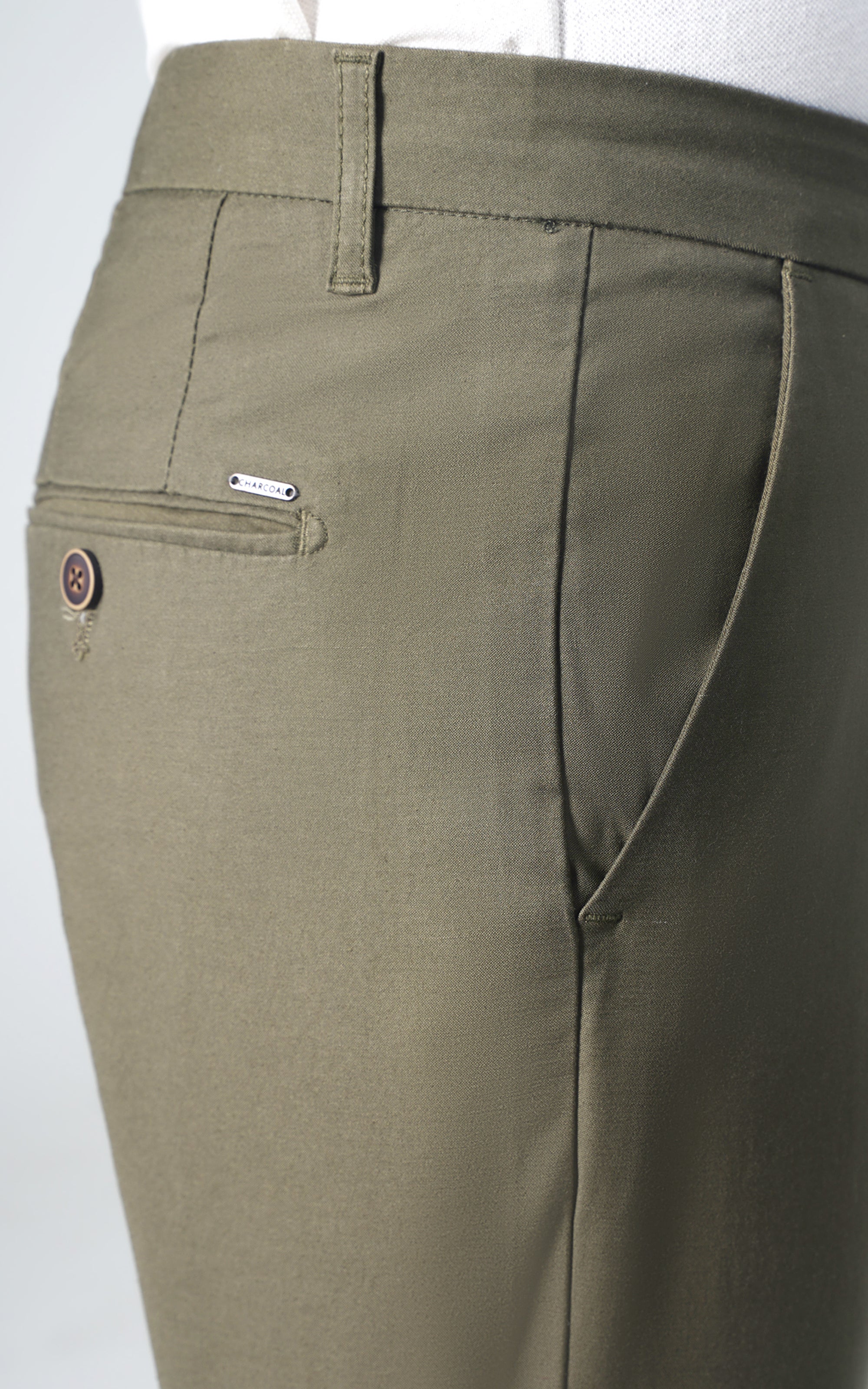 CROSS POCKET CASUAL PANT OLIVE