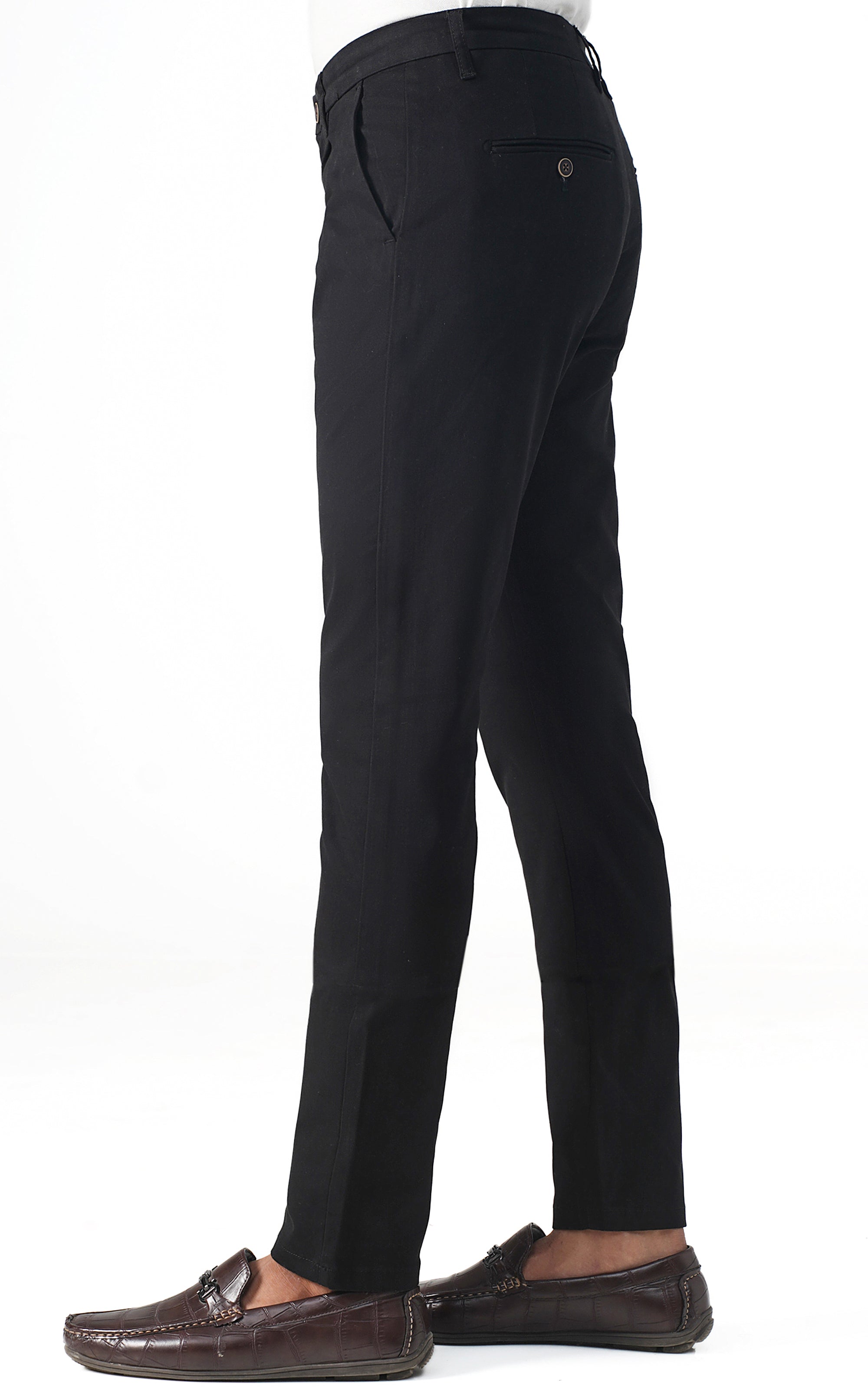 CROSS POCKET CASUAL PANT BLACK
