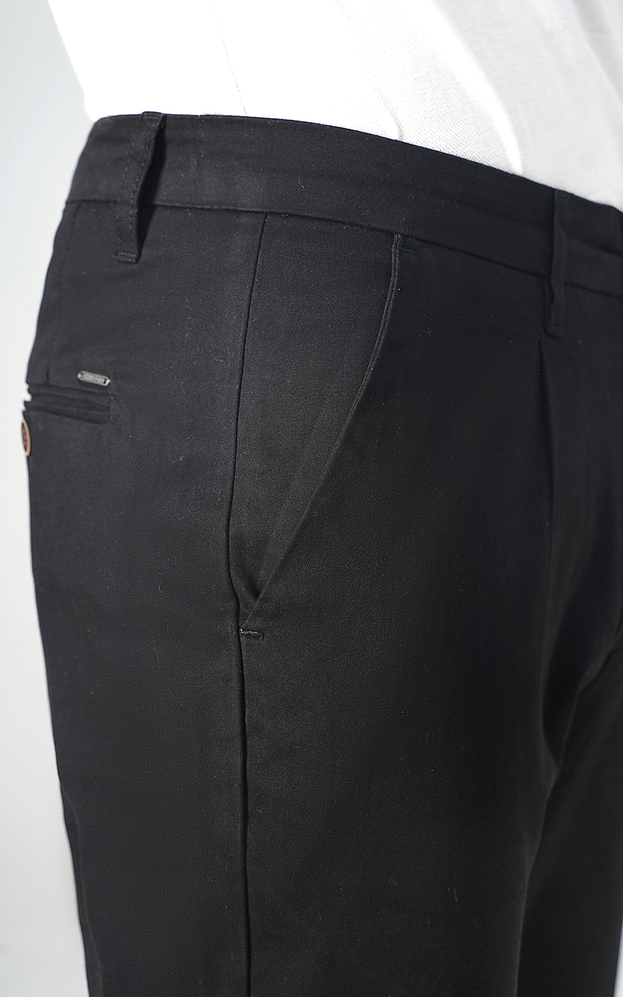 CROSS POCKET CASUAL PANT BLACK