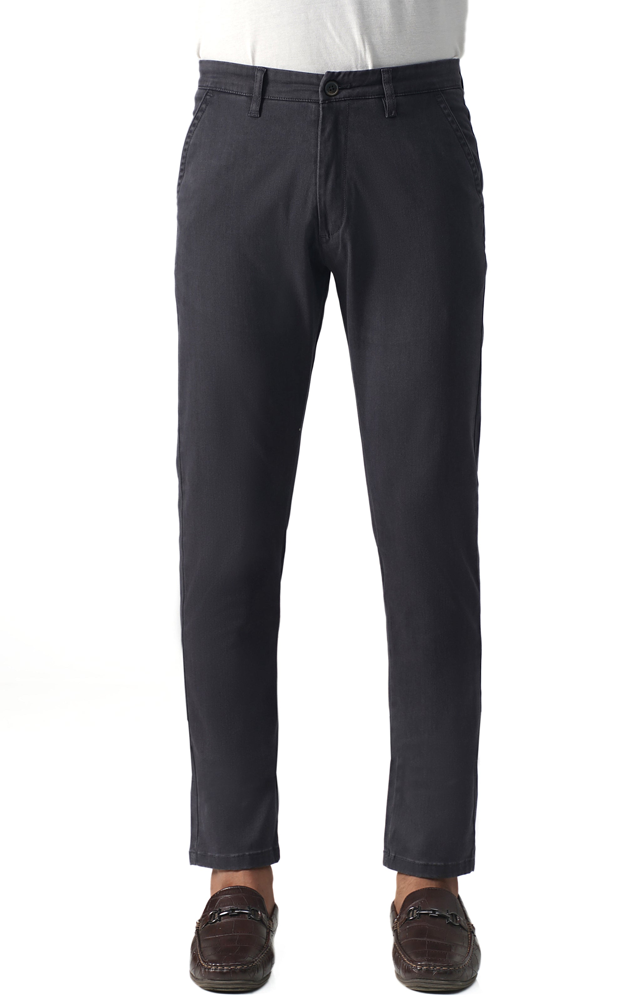 CROSS POCKET MELANGE PANT CHARCOAL